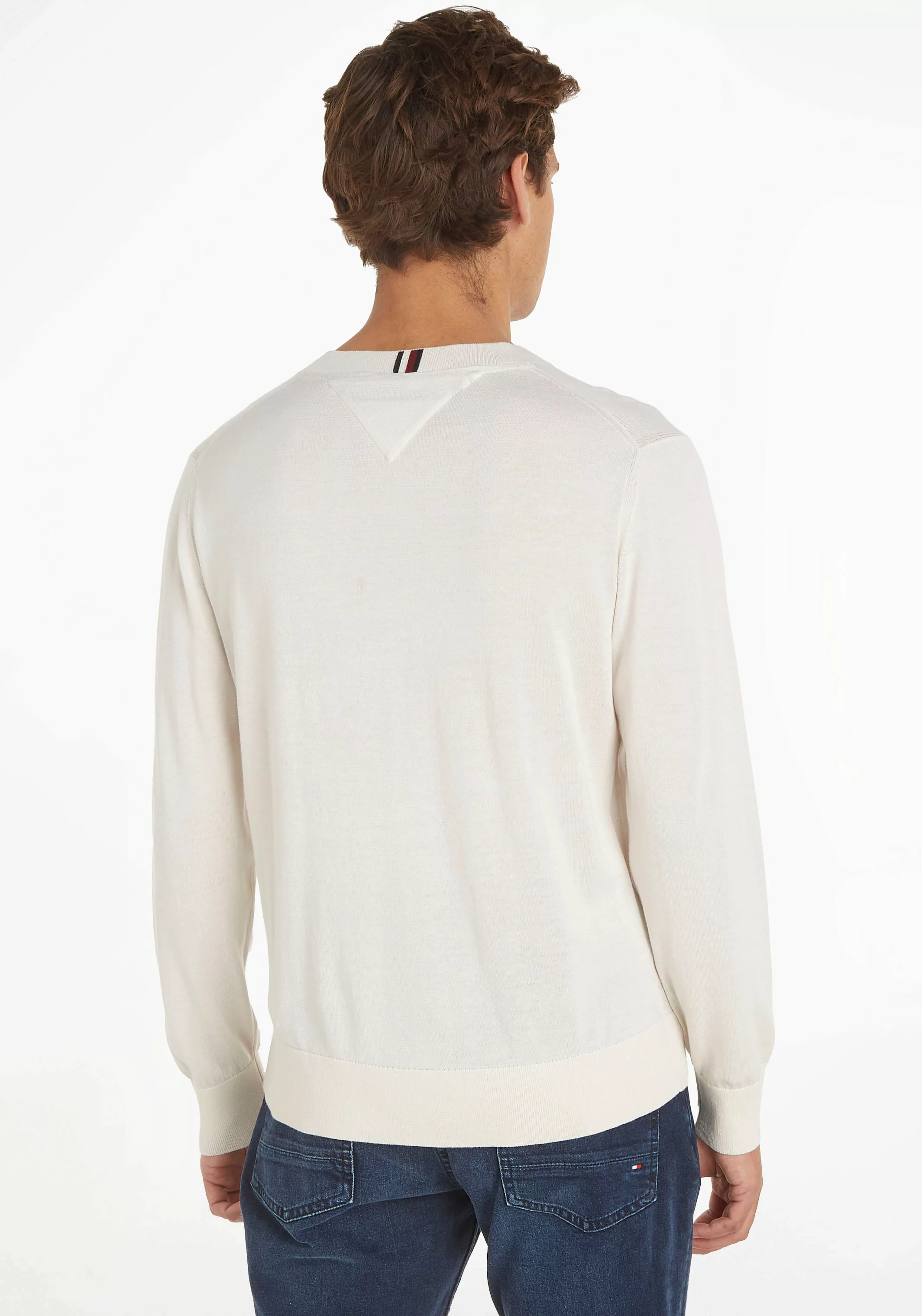 Tommy Hilfiger Strickpullover "MONOTYPE GRAPHIC CREW NECK" günstig online kaufen