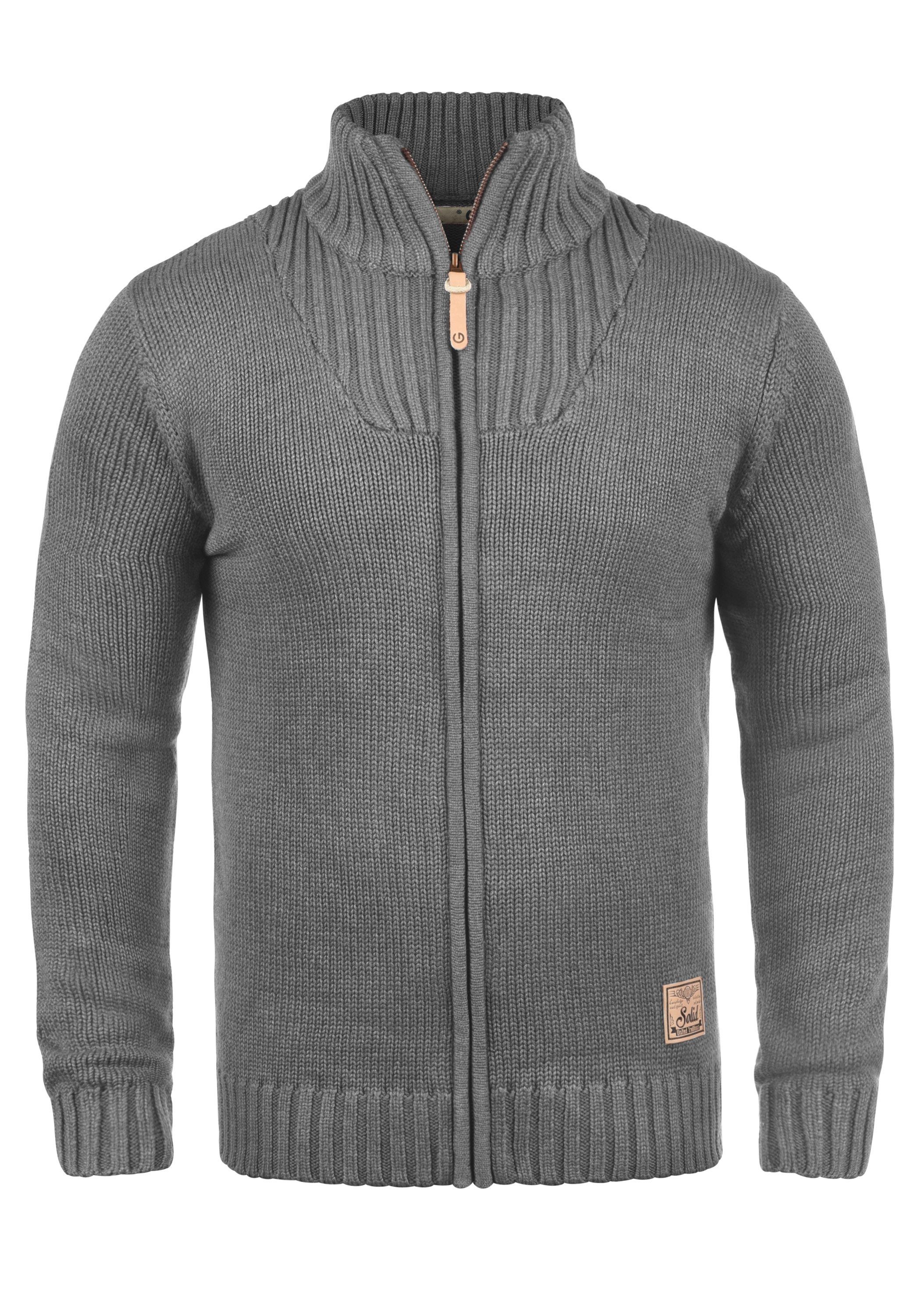 !Solid Strickjacke SDPoul Strickjacke mit Stehkragen günstig online kaufen