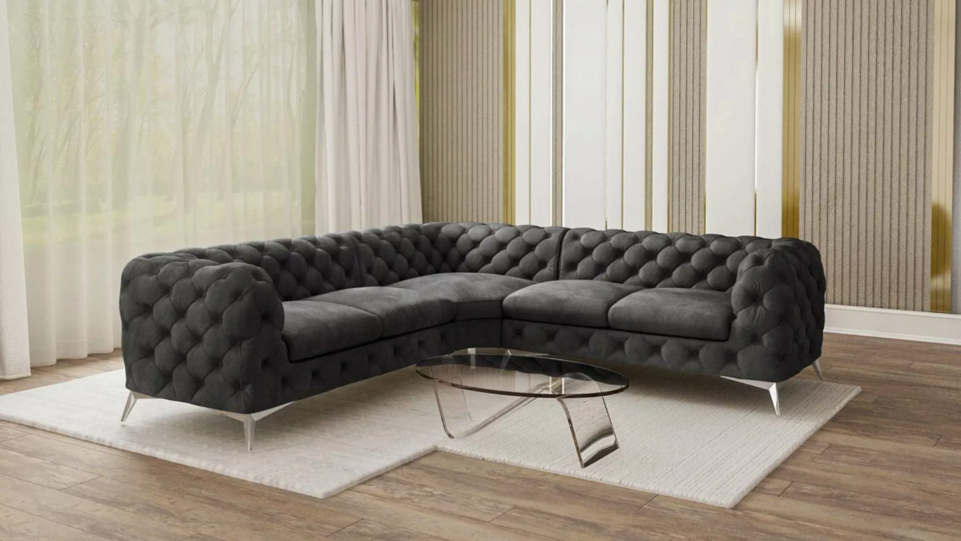 Stylefy Ecksofa Medina, L-Form, Eckcouch, Design günstig online kaufen