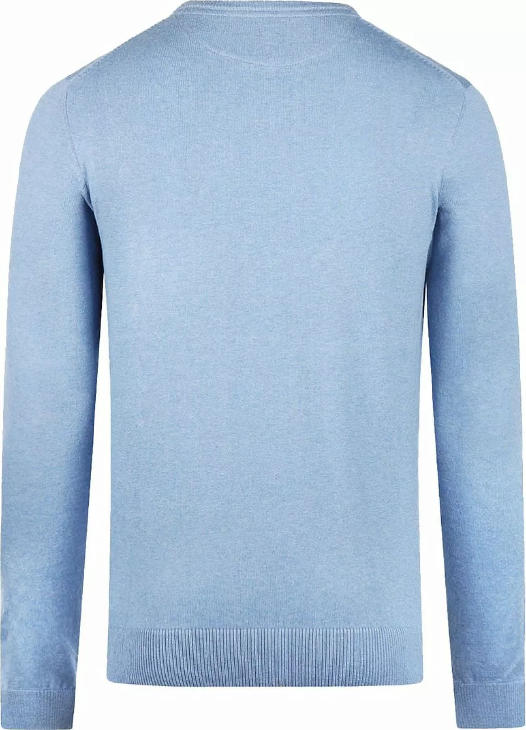 McGregor Pullover Merinowolle V-Ausschnitt Sky Blau - Größe 3XL günstig online kaufen