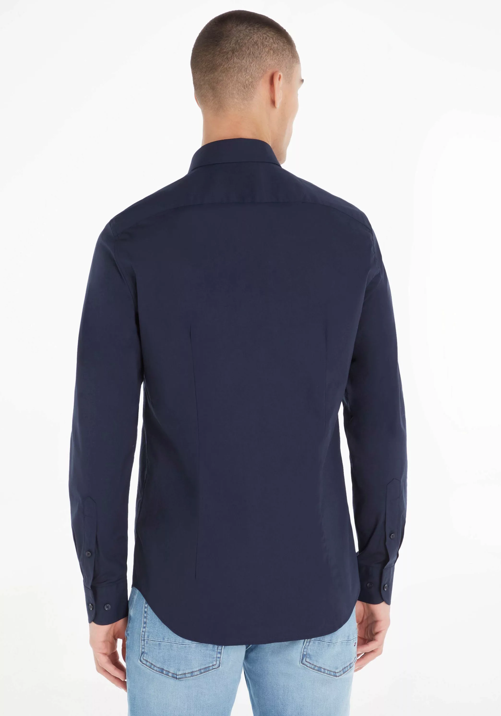 Tommy Hilfiger Langarmhemd "LA-Hemd Flex Poplin SF" günstig online kaufen