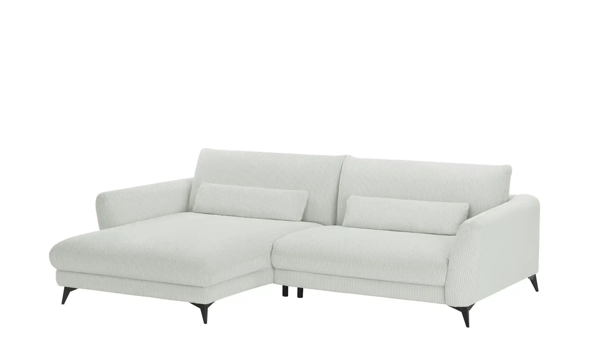 Ecksofa Cordstoff Amina ¦ grau ¦ Maße (cm): B: 288 H: 81 T: 194 Polstermöbe günstig online kaufen