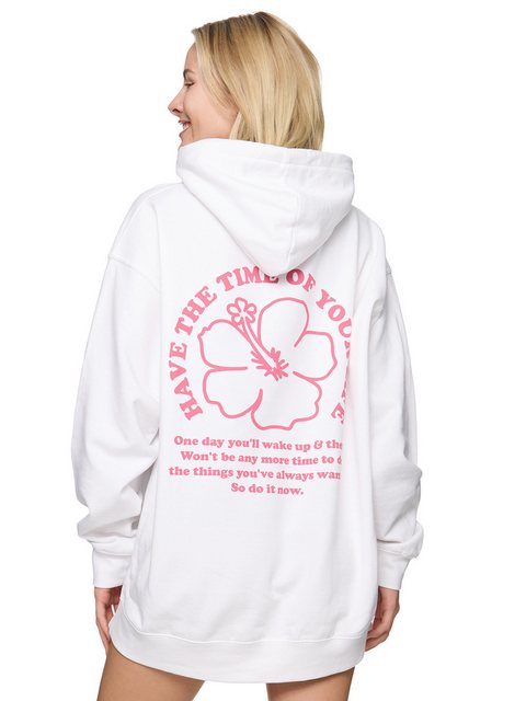 Worldclassca Hoodie Worldclassca Oversized FLOWER Print Hoodie Kapuzenpullo günstig online kaufen