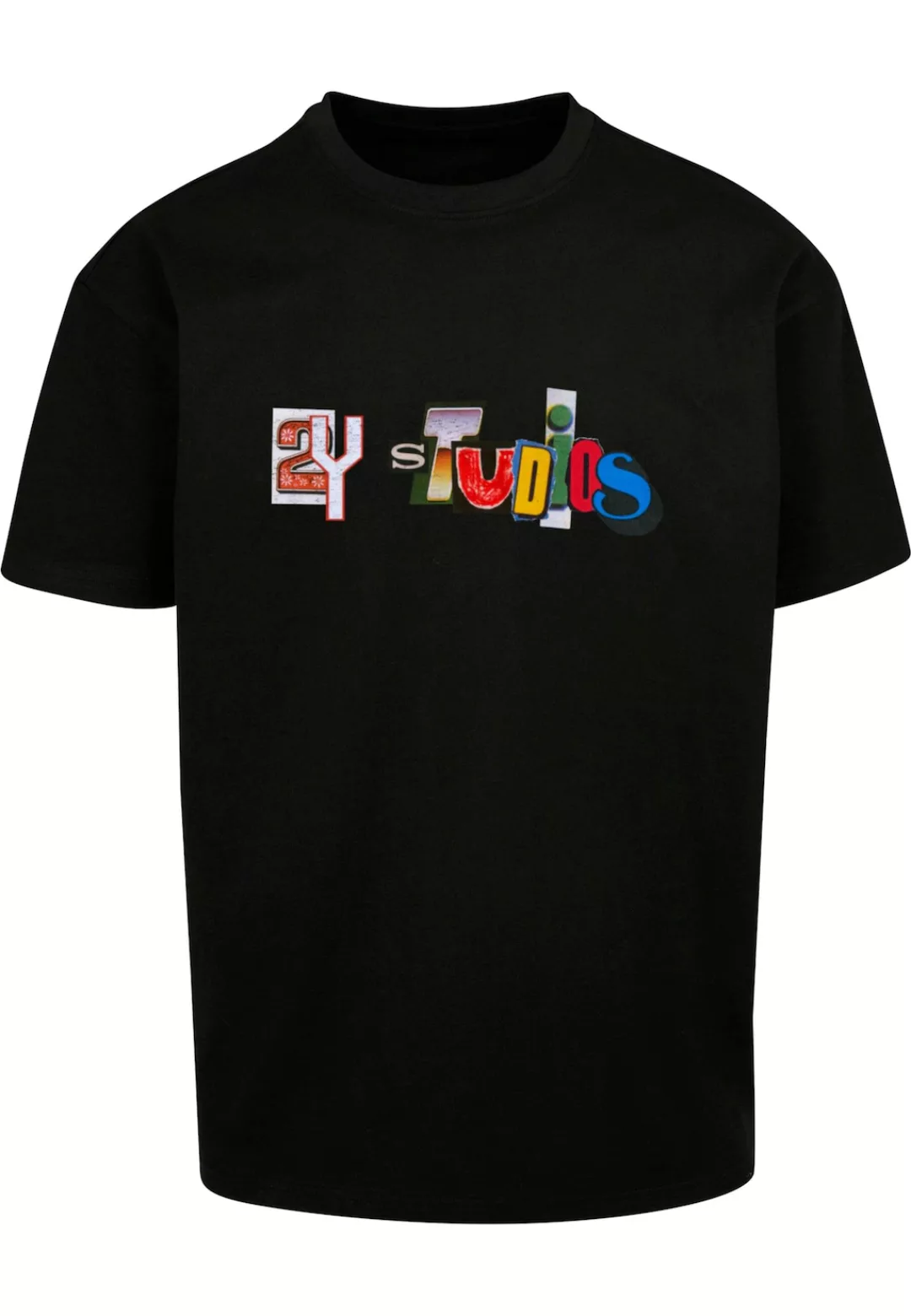 2Y Studios T-Shirt "2Y Studios Herren RANSOM NOTE LOGO TEE" günstig online kaufen