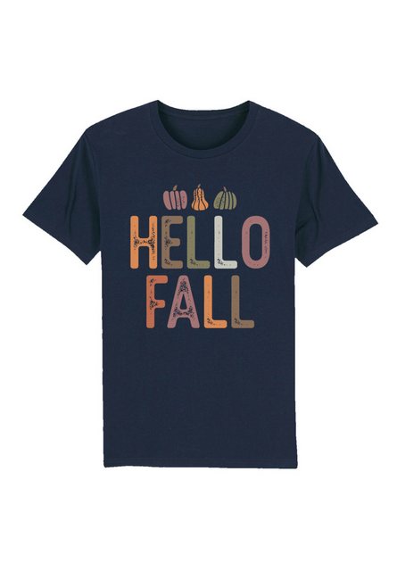 F4NT4STIC T-Shirt Hello Fall Herbst Premium Qualität, Halloween, Herbst günstig online kaufen