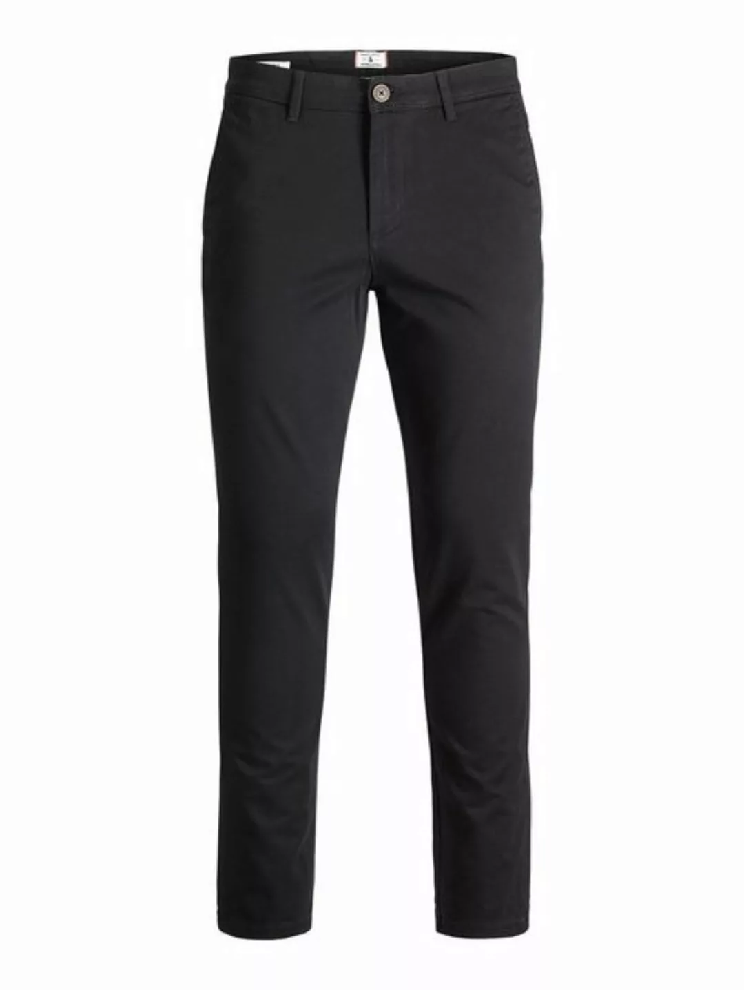 Jack & Jones Herren Chino Hose JJIMARCO JJBOWIE SA - Slim Fit - Schwarz - B günstig online kaufen