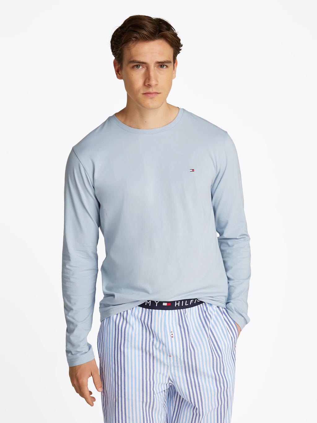 Tommy Hilfiger Underwear Pyjama "LS PANT WOVEN SET PRINT", (Set, 2 tlg., 2e günstig online kaufen