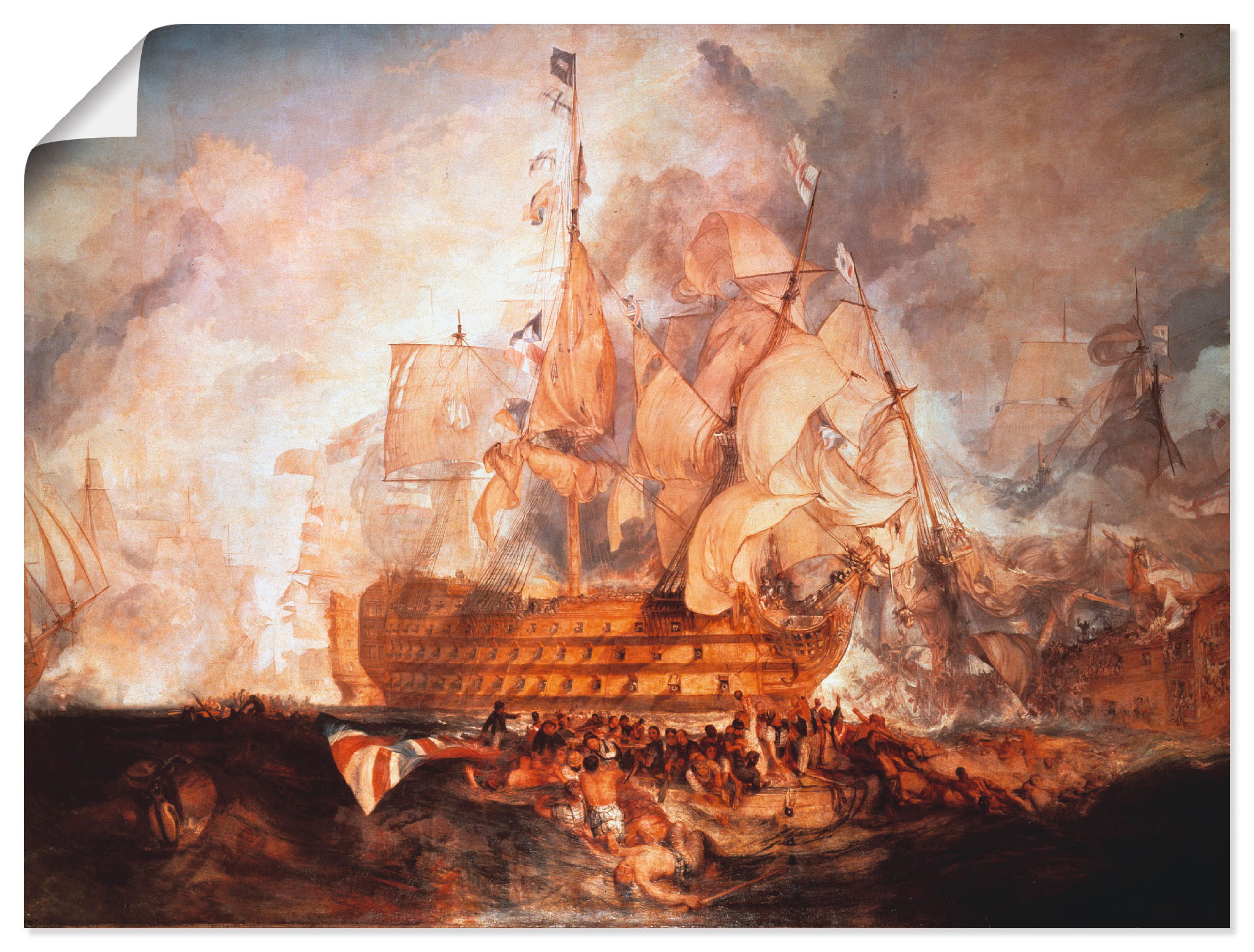 Artland Kunstdruck "Schlacht bei Trafalgar", Boote & Schiffe, (1 St.), als günstig online kaufen