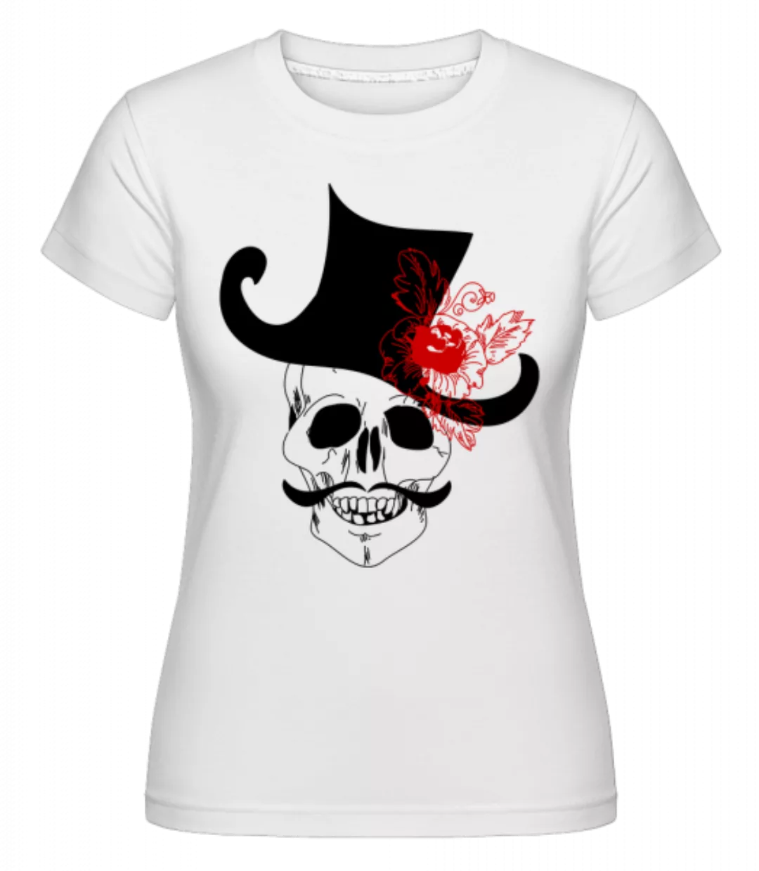 Skull With Hat · Shirtinator Frauen T-Shirt günstig online kaufen