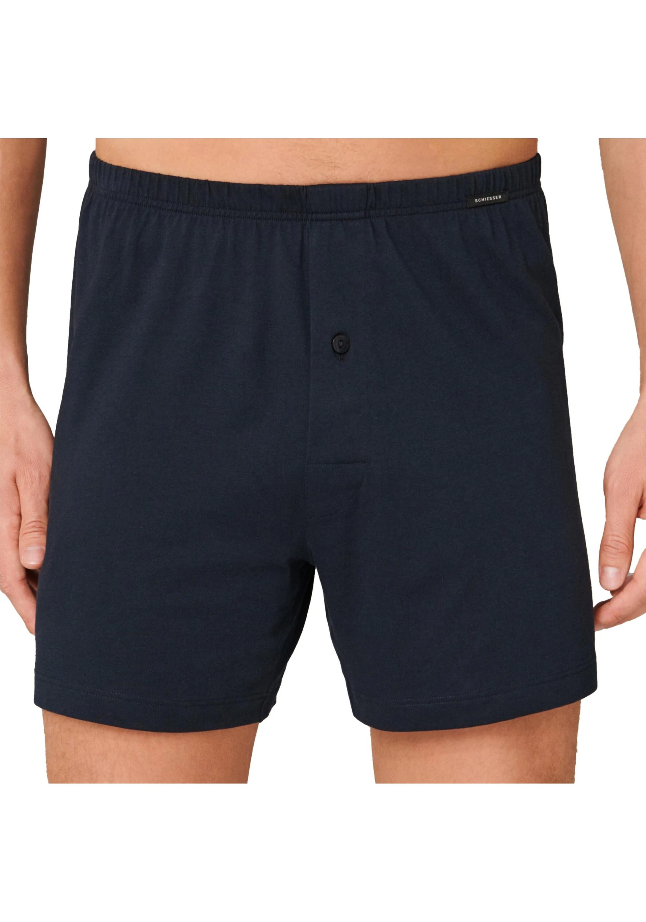 Schiesser 2-er Set Boxershorts Dunkelblau günstig online kaufen