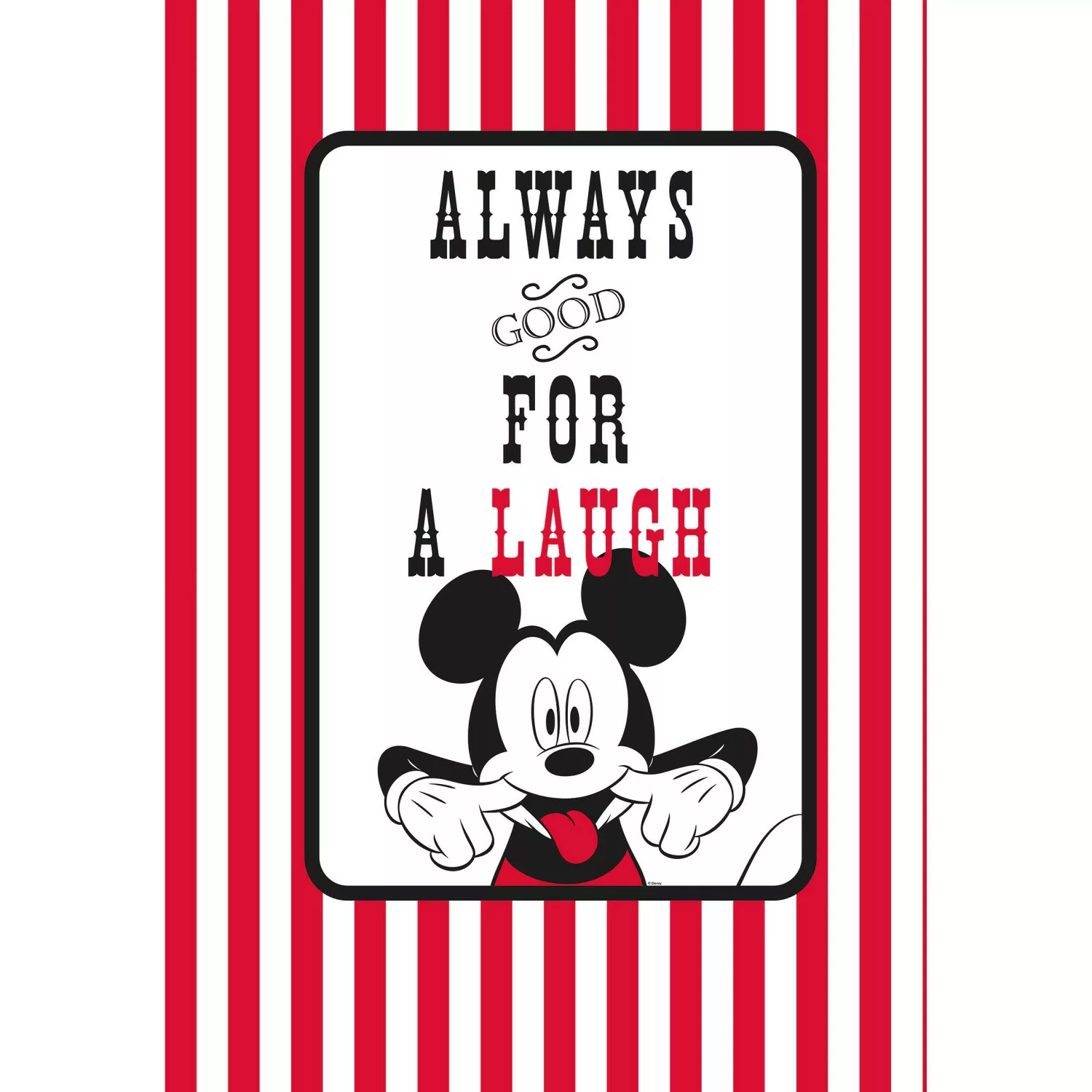 Komar Poster »Mickey Mouse Lines«, Disney, (1 St.), Kinderzimmer, Schlafzim günstig online kaufen