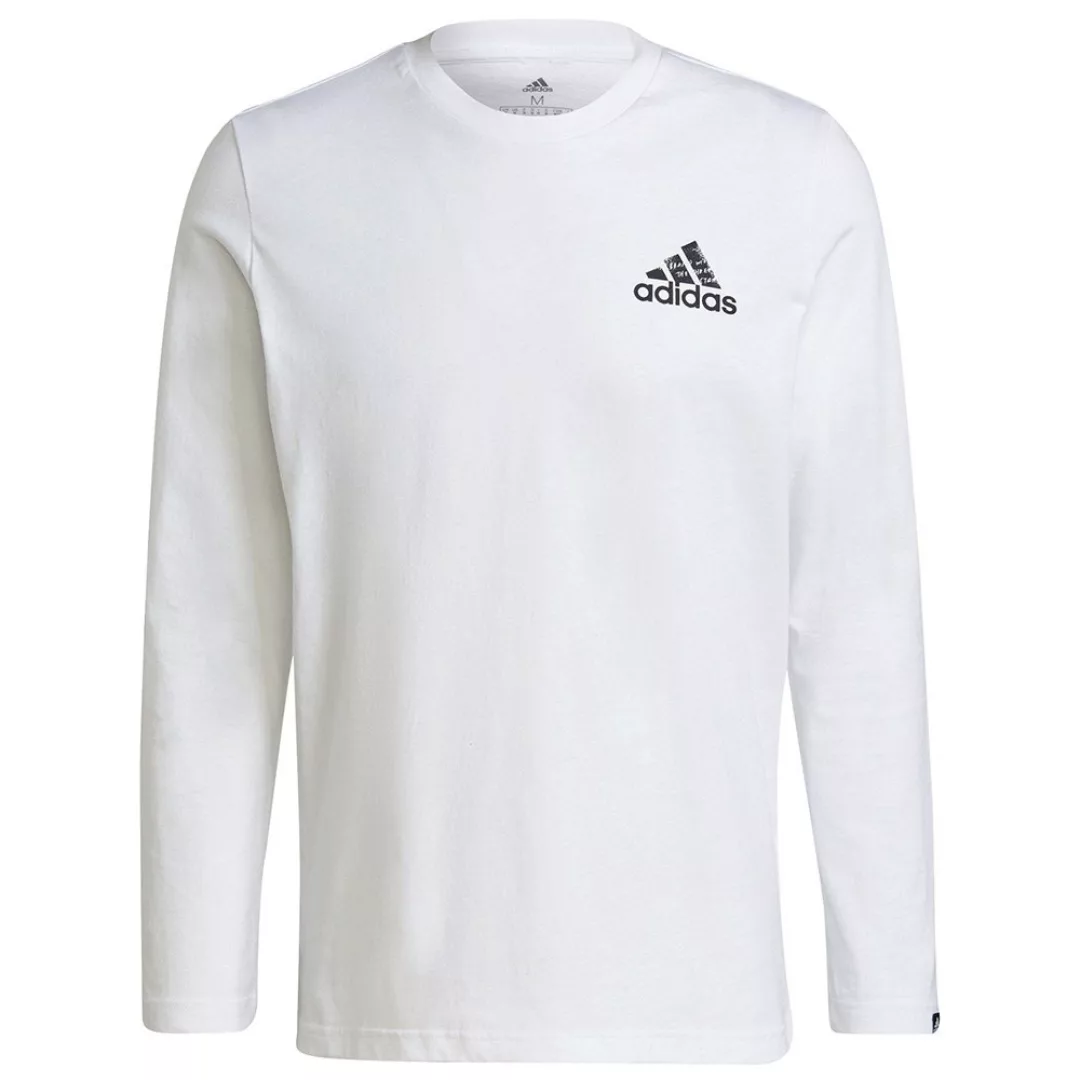 Adidas Spray Langarm Hemd L White / Black günstig online kaufen