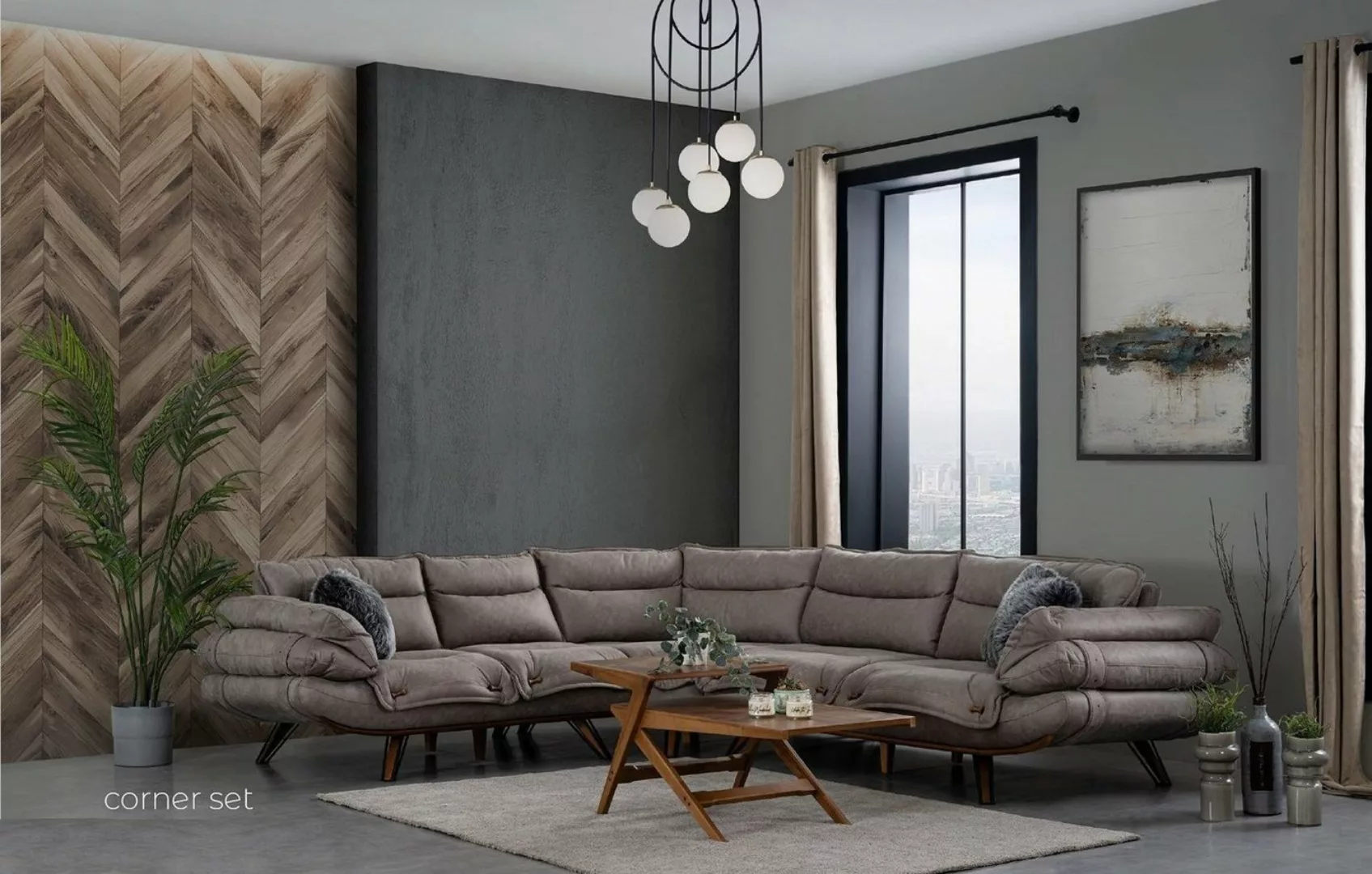 JVmoebel Ecksofa Ecksofa L Form Sofa Couch Polster Wohnlandschaft Eckcouch günstig online kaufen