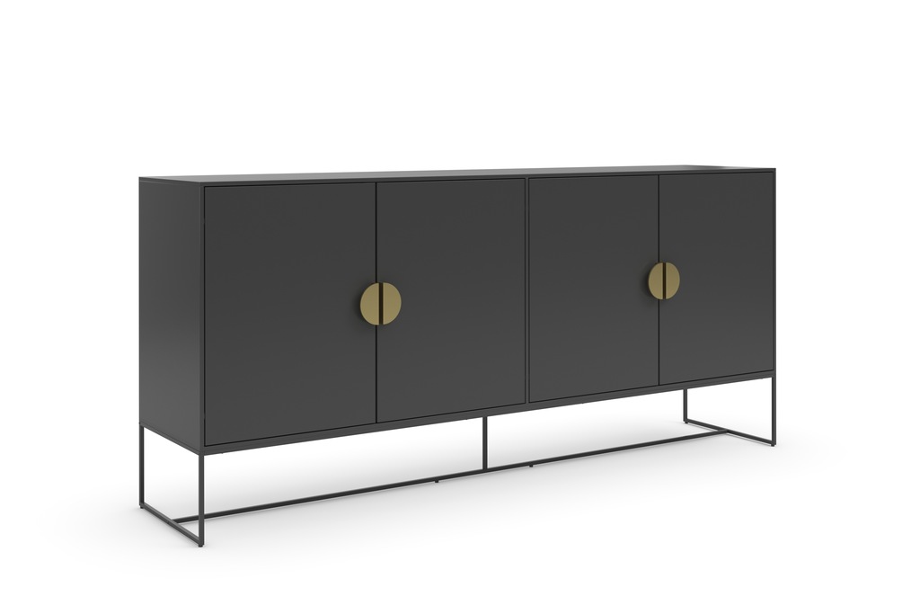 Places of Style Sideboard "Abito", Kommode mit Drehtüren, 2 Einlegeböden, B günstig online kaufen