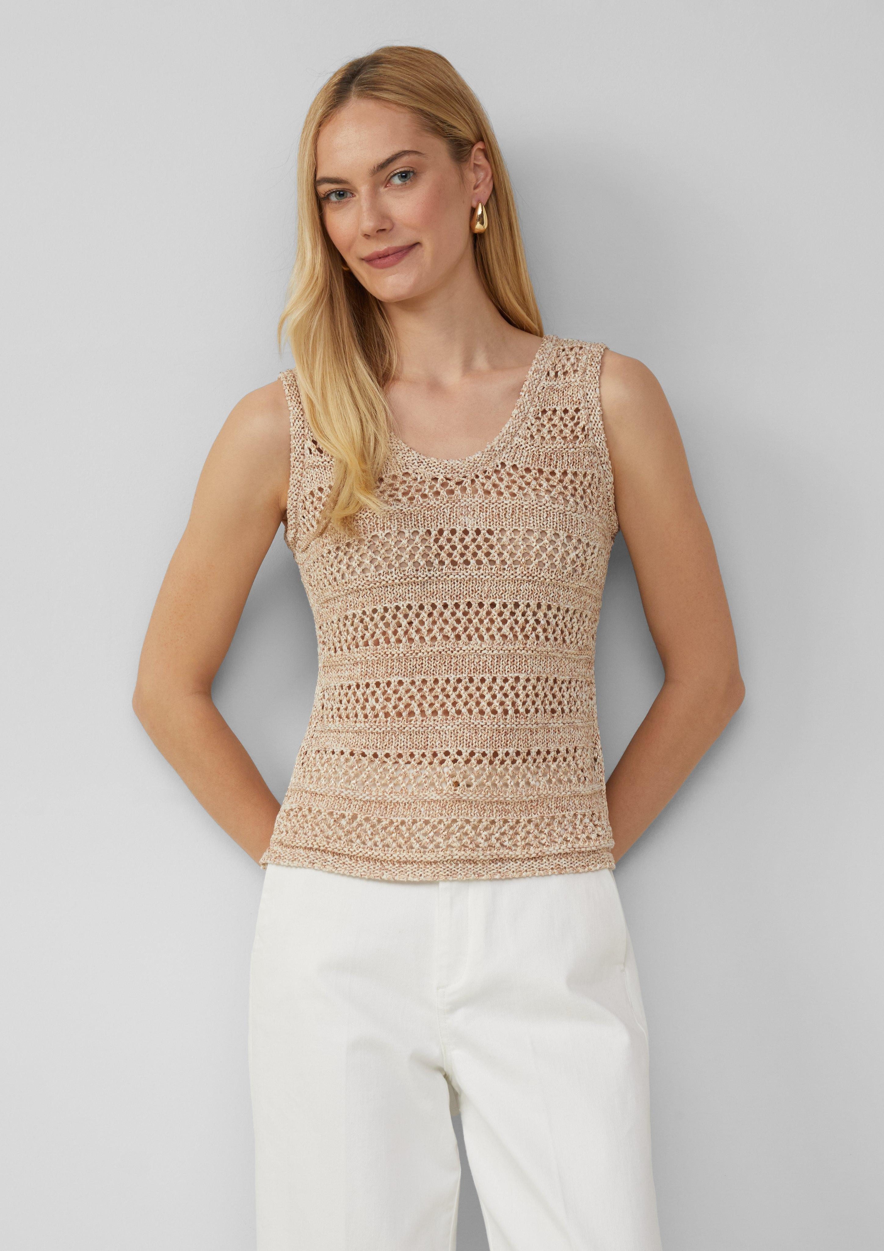 s.Oliver BLACK LABEL Pullunder Stricktop mit günstig online kaufen