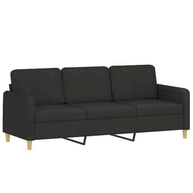 vidaXL Sofa 3-Sitzer-Sofa Dunkelgrau 180 cm Stoff günstig online kaufen