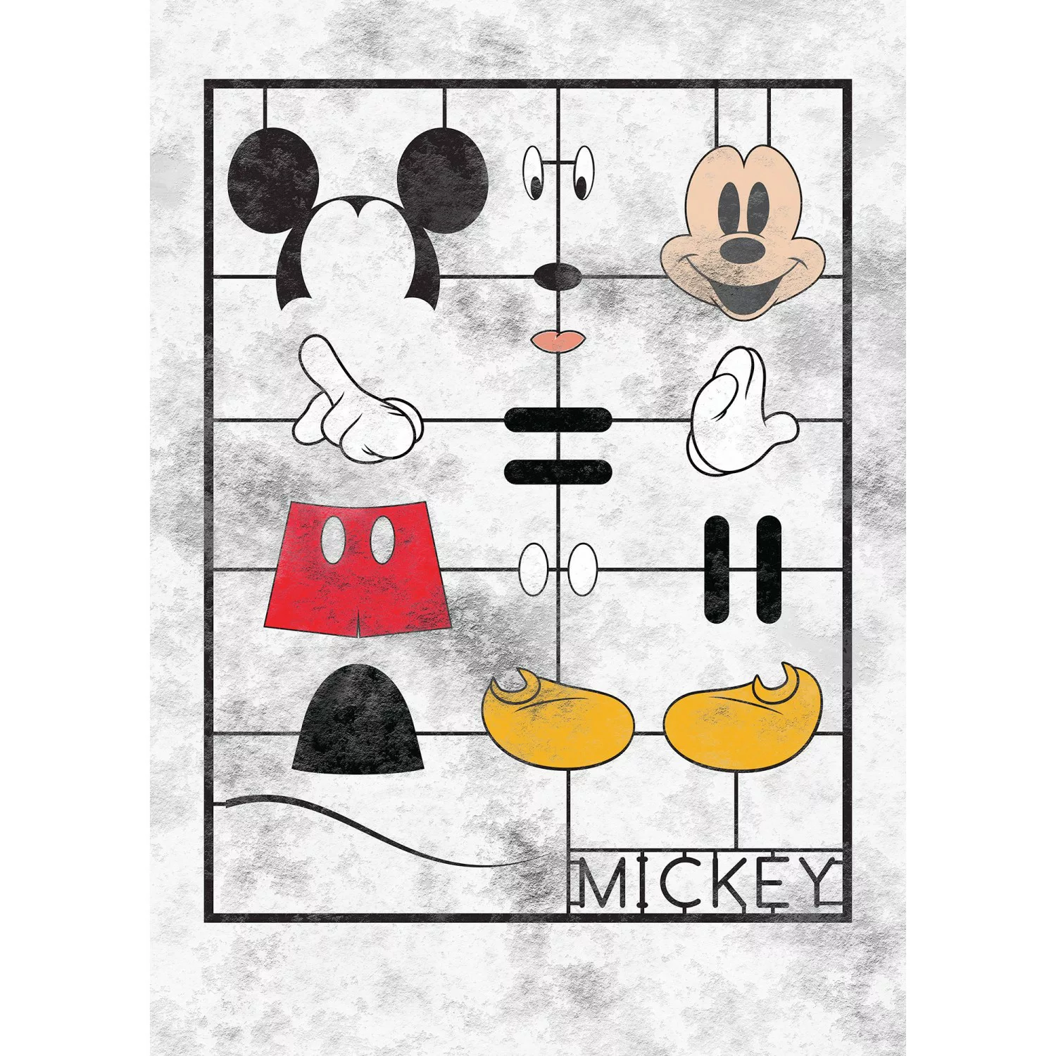 Komar Vliestapete »Mickey Kit«, 200x280 cm (Breite x Höhe) günstig online kaufen