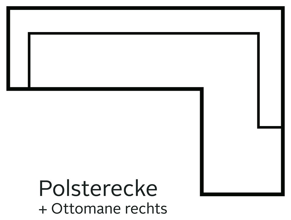 Trends by HG Ecksofa "Pool L-Form", wahlweise mit Bettfunktion, frei im Rau günstig online kaufen