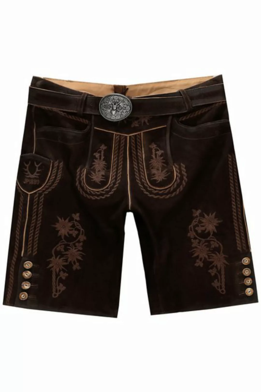 JP1880 Lederhose Trachtenhose Tracht Ziegenleder Gratis Ledergürtel günstig online kaufen