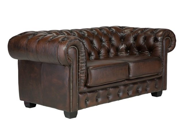 massivum Sofa Sofa Chesterfield Big 2-Sitzer antik braun günstig online kaufen