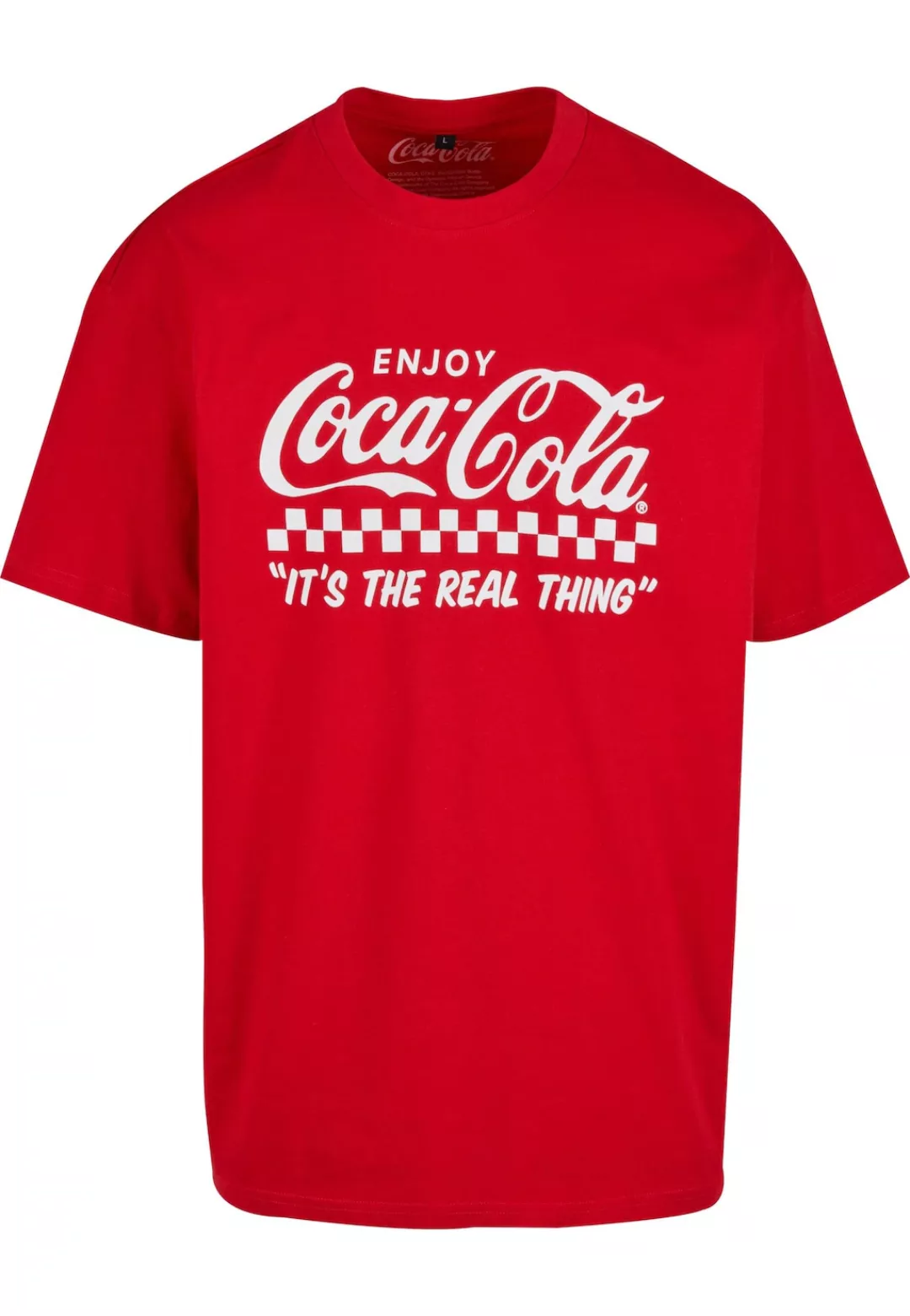 Merchcode T-Shirt "Merchcode Coca Cola Enjoy Coke Oversize Tee", (1 tlg.) günstig online kaufen
