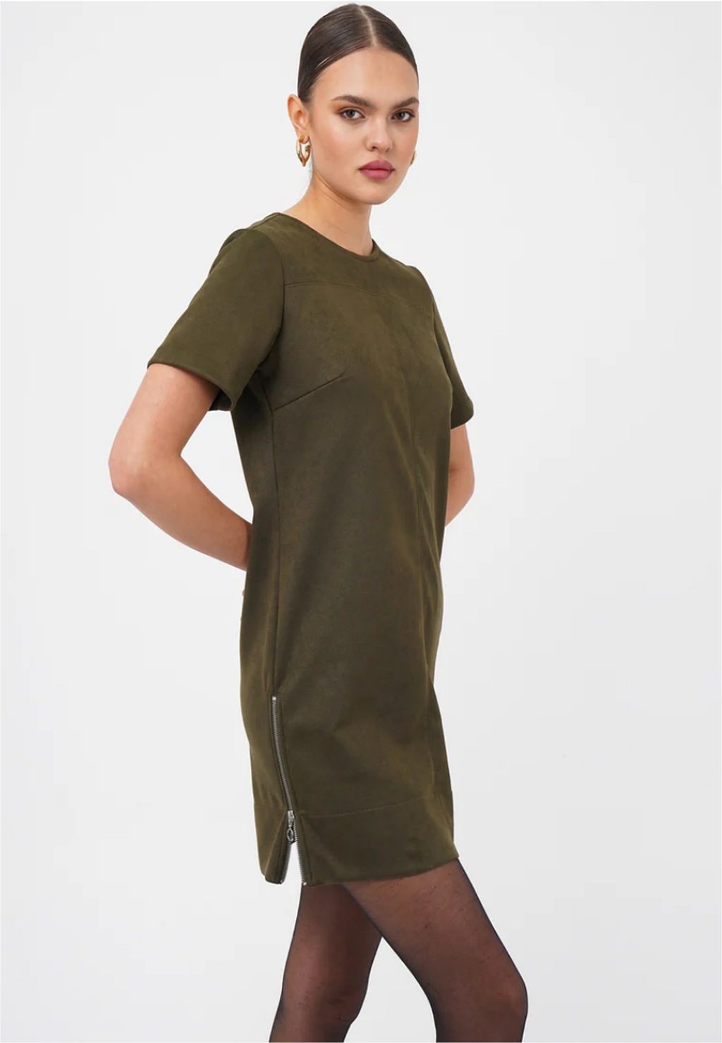 freshlions Jerseykleid "Franka", (1 tlg.), mit kurzen Ärmeln günstig online kaufen