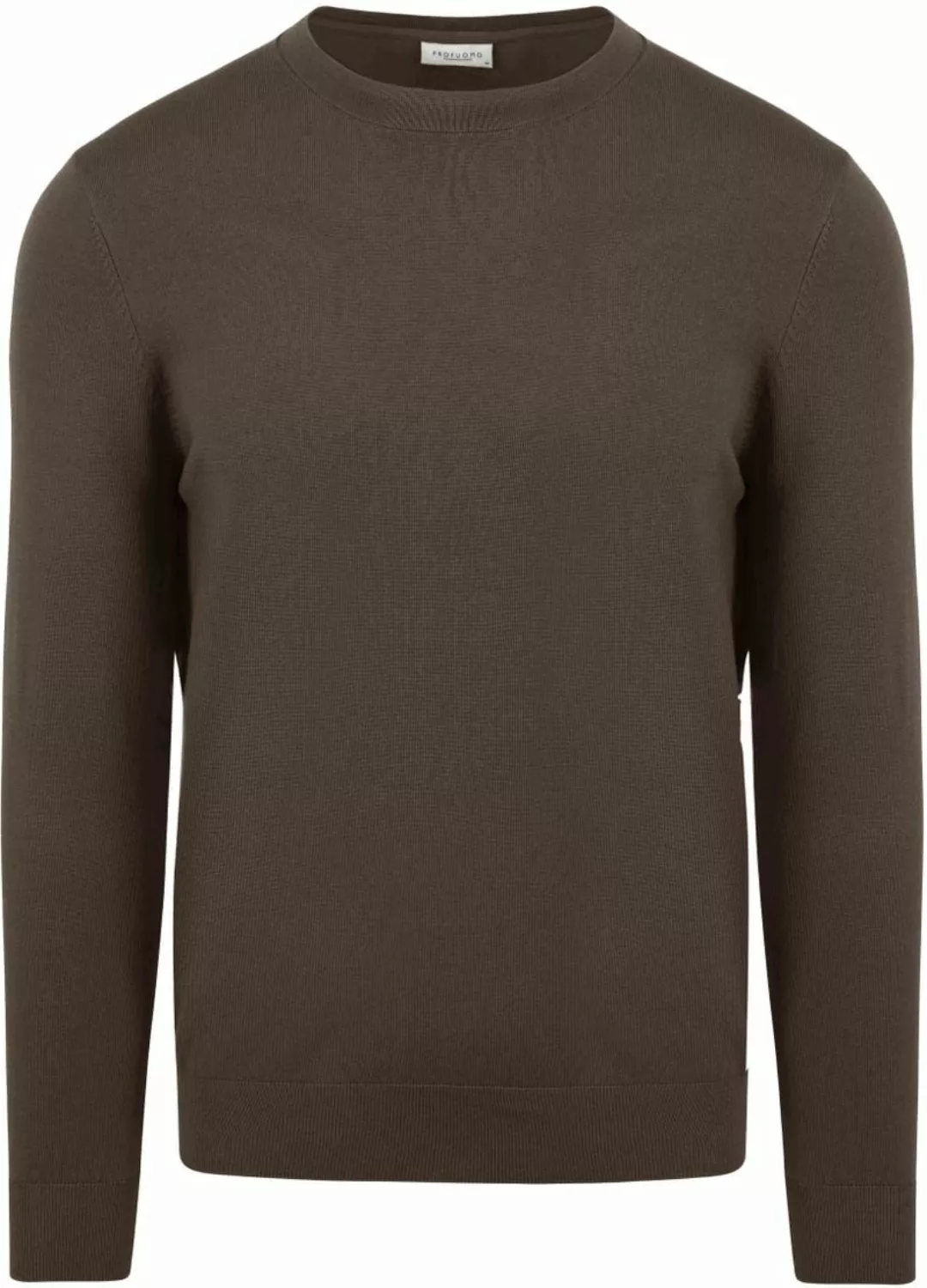 Profuomo Pullover Luxury Braun - Größe L günstig online kaufen