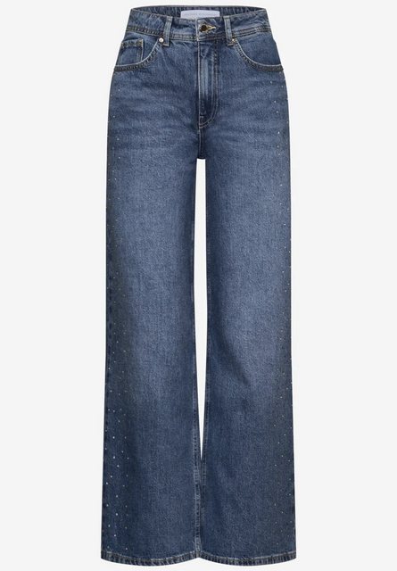 STREET ONE Weite Jeans Glitzerne Wide Leg Jeans (1-tlg) günstig online kaufen