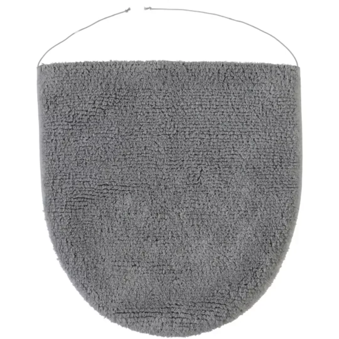 Rhomtuft - Badteppiche Prestige - Farbe: kiesel - 85 - Deckelbezug 45x50 cm günstig online kaufen