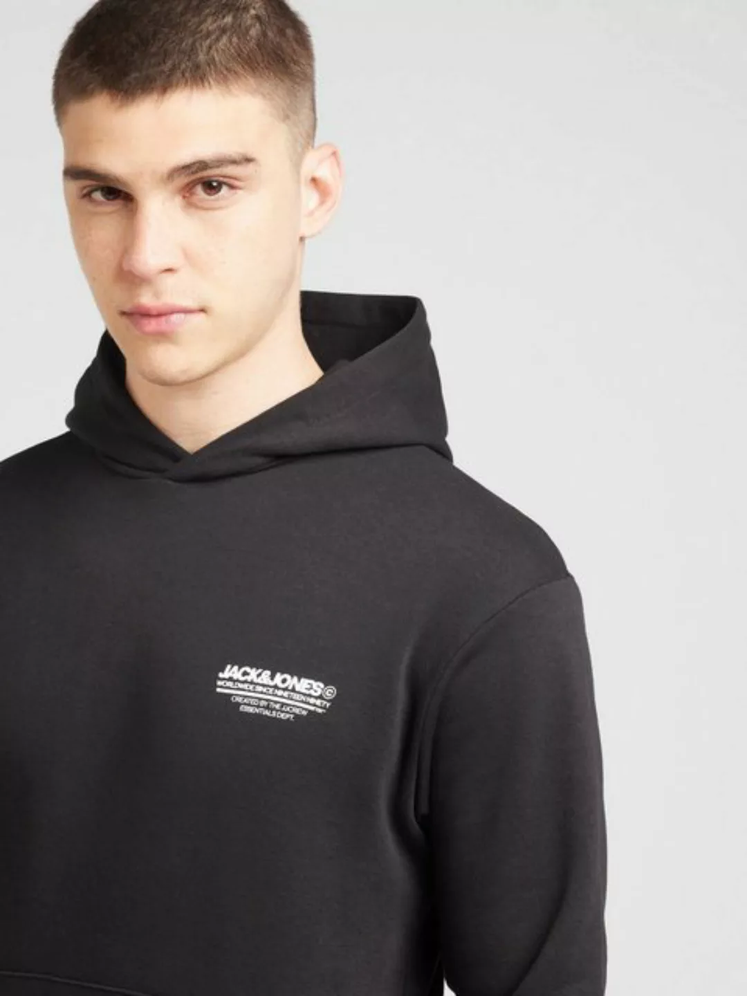 Jack & Jones Herren Hoodie Kapuzenpullover JJOLIVE- Relaxed Fit günstig online kaufen