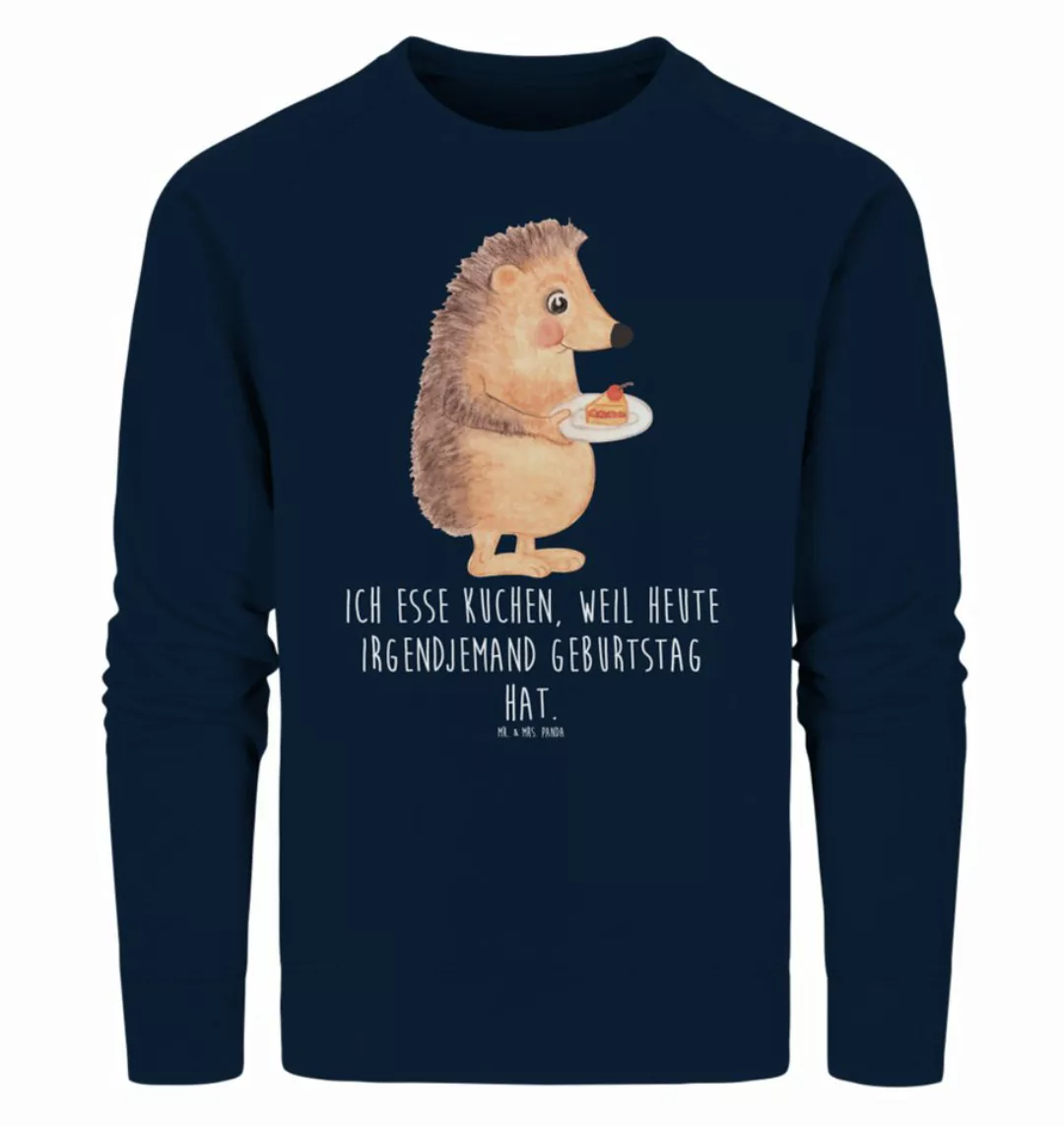 Mr. & Mrs. Panda Longpullover Größe L Igel Kuchenstück - French Navy - Gesc günstig online kaufen