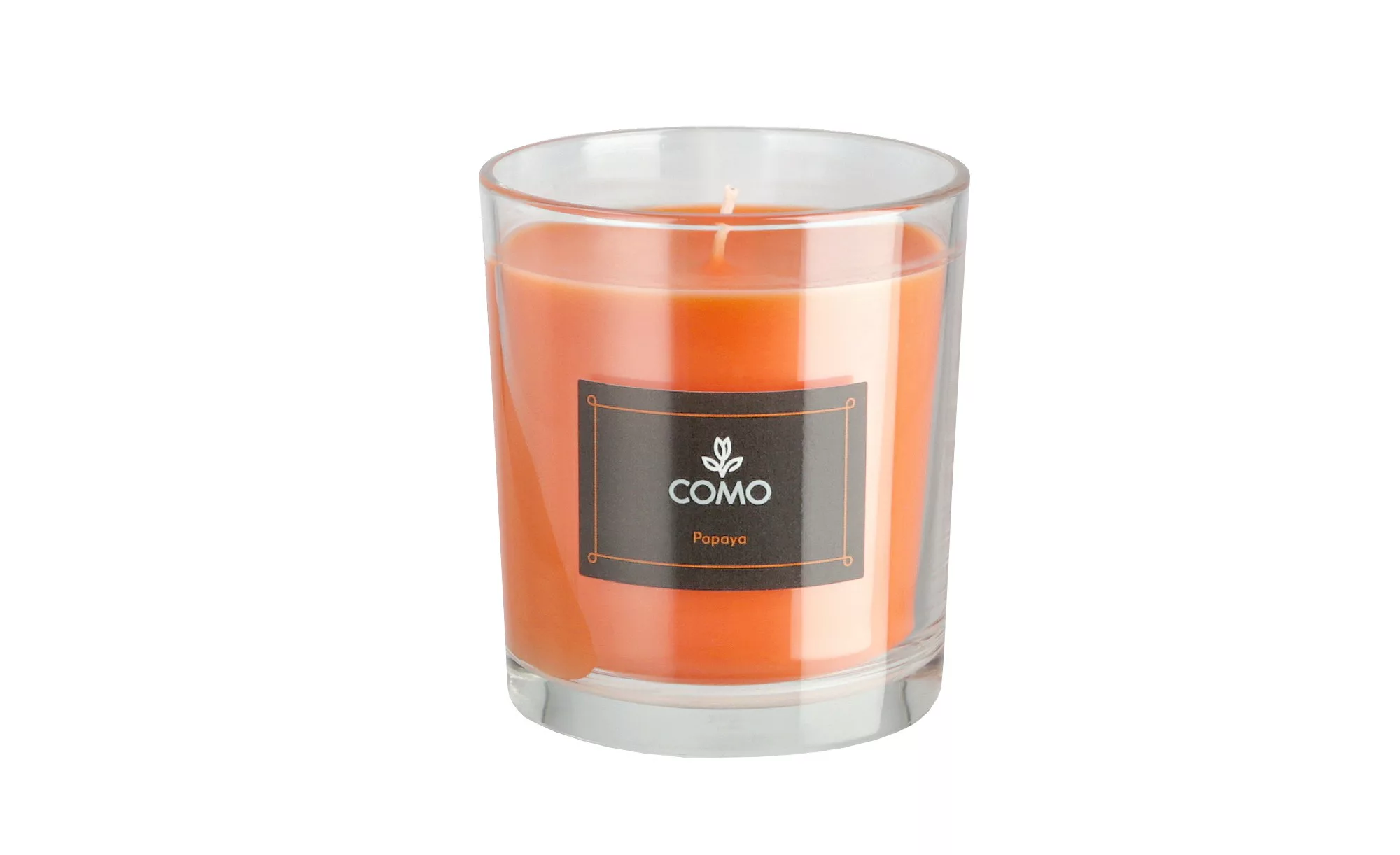 como Duftkerze ¦ orange ¦ Glas , Wachs ¦ Maße (cm): H: 8,3  Ø: 7.5 Accessoi günstig online kaufen