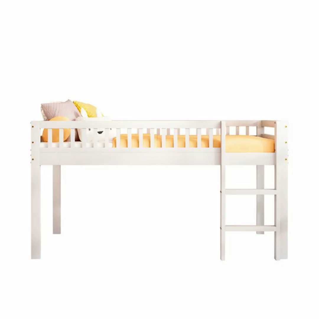 OKWISH Kinderbett Holzbett Gästebett Jugendbett (mit Lattenrost, mit Sicher günstig online kaufen