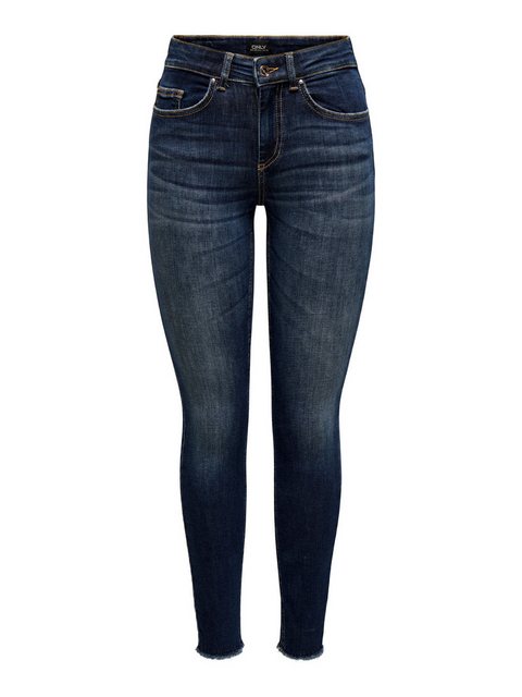 ONLY Skinny-fit-Jeans "ONLBLUSH MID SK ANKLE RW DNM DOT245 NOOS" günstig online kaufen