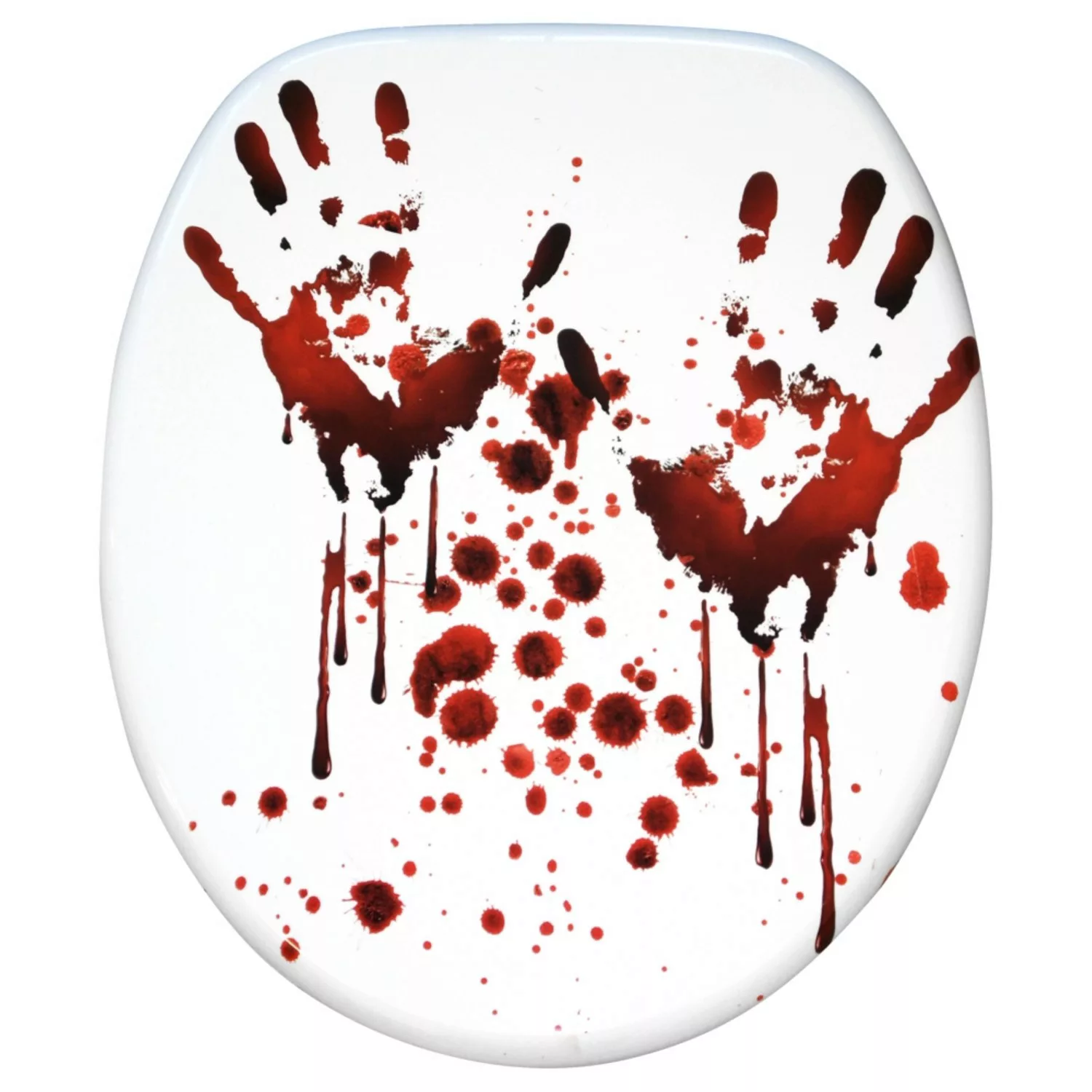 Sanilo WC Sitz mit Absenkautomatik Blood Hands, hochwertiger und stabiler T günstig online kaufen
