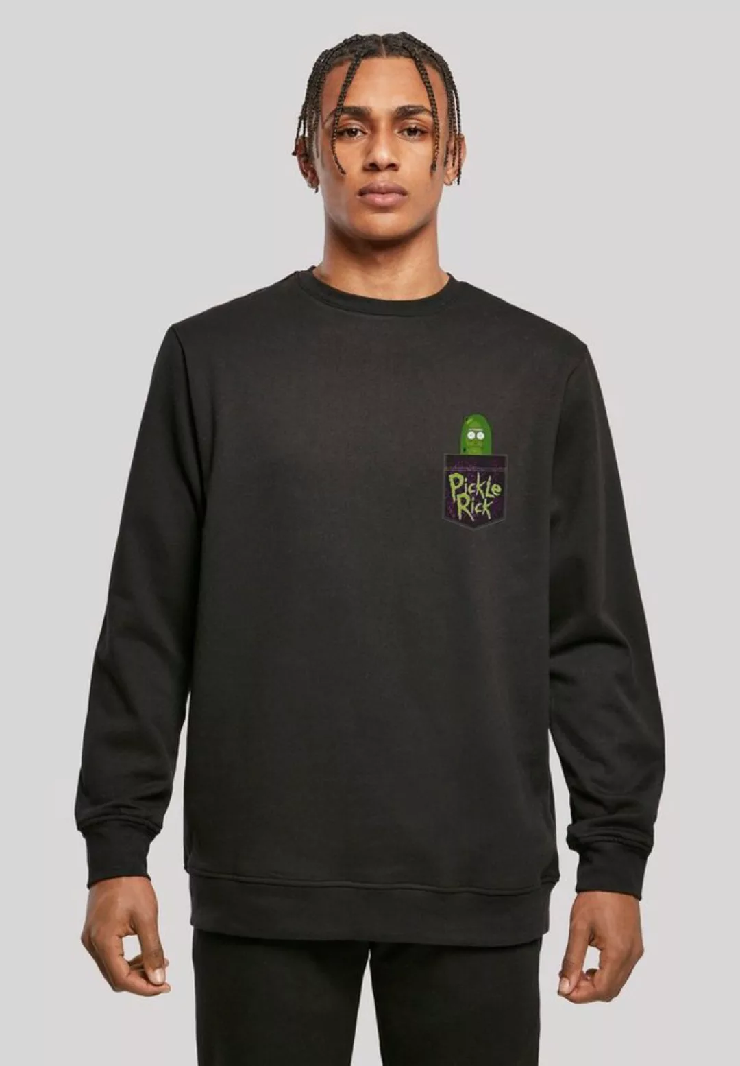 F4NT4STIC Sweatshirt "Rick und Morty Pickle Rick", Print günstig online kaufen