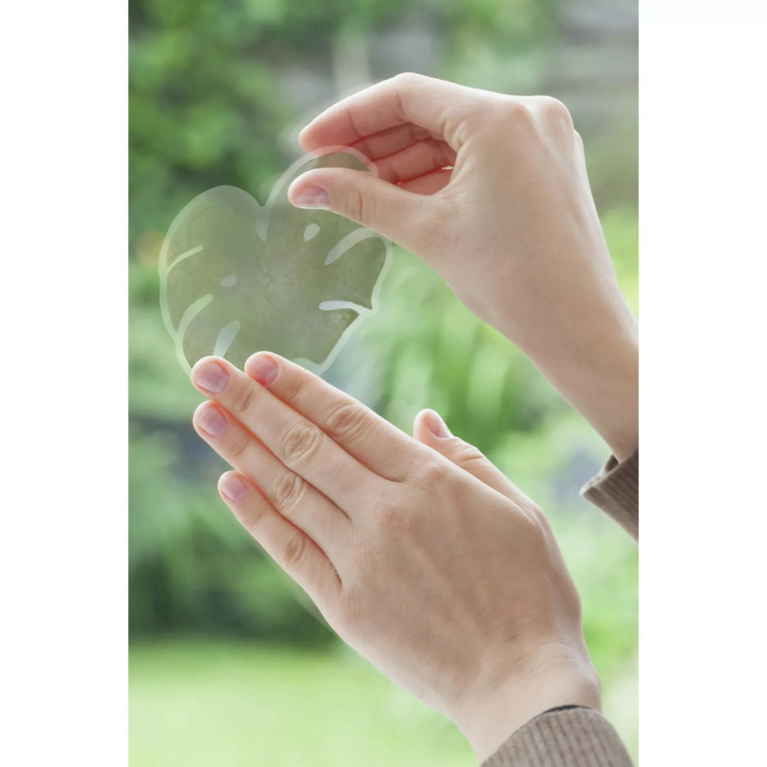Komar Fenstersticker Whispering Leaves 30 cm x 30 cm günstig online kaufen
