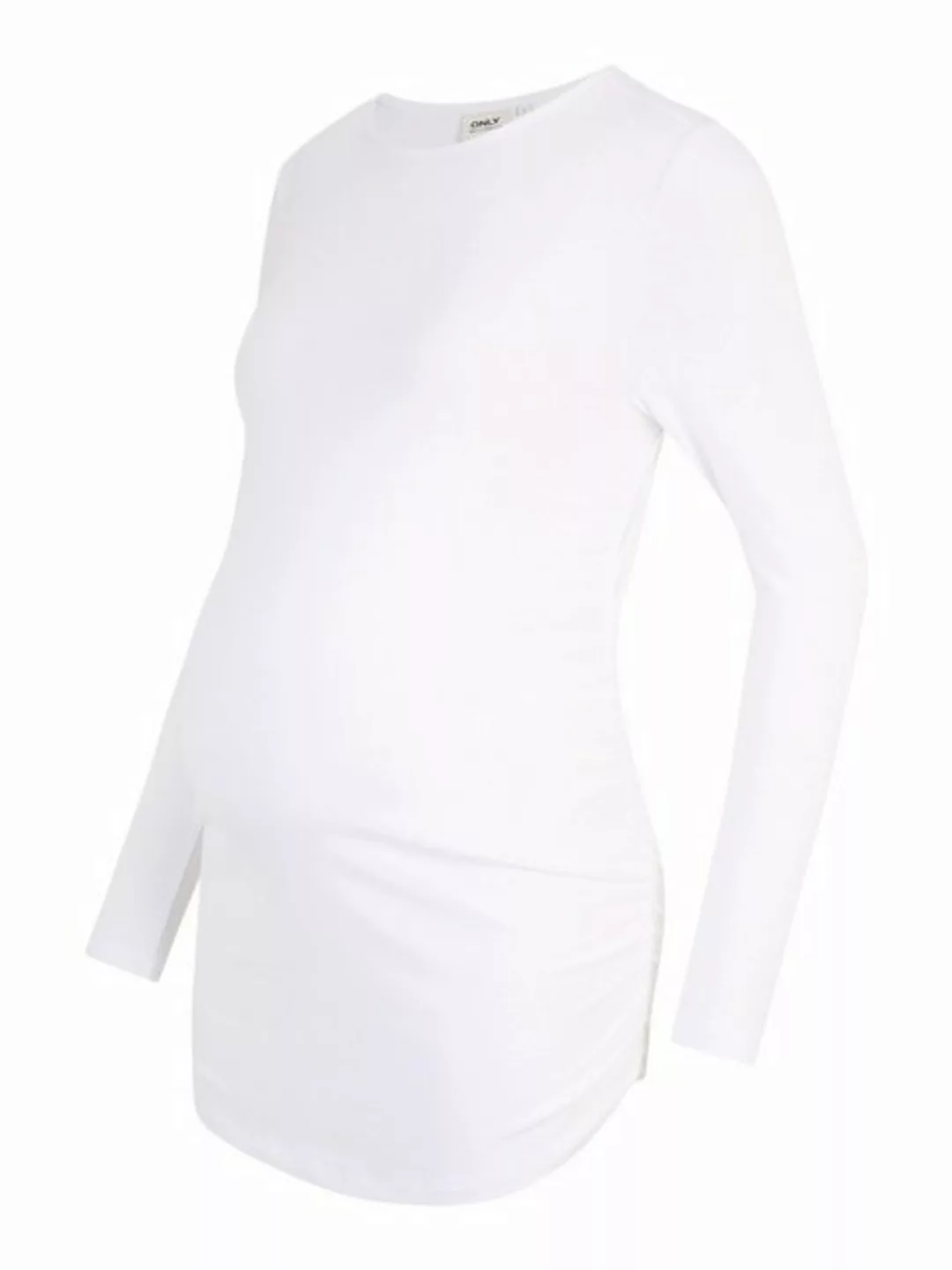 ONLY MATERNITY Langarmshirt BONNI (1-tlg) Drapiert/gerafft günstig online kaufen