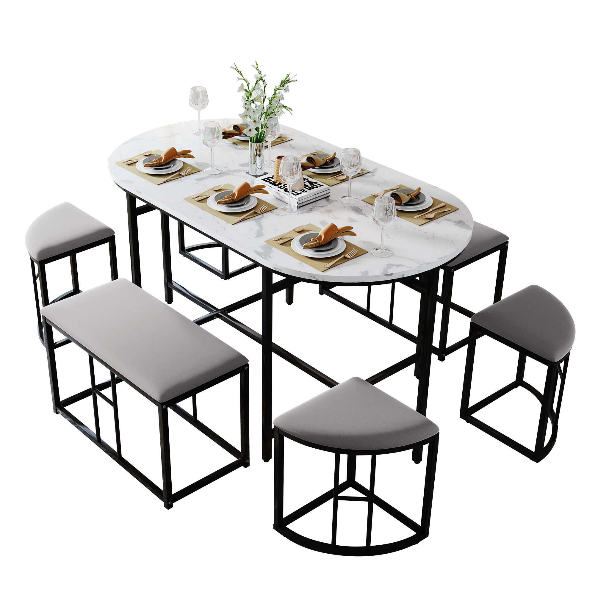 HAUSS SPOLE Essgruppe Essgruppe mit Esstisch günstig online kaufen