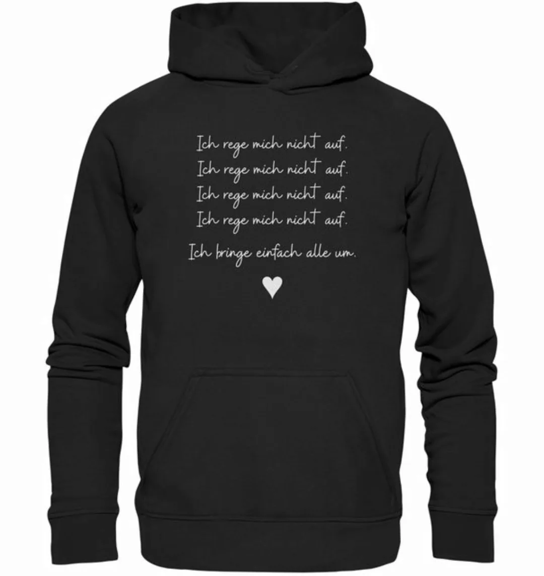 RABUMSEL Hoodie Ich rege mich nicht auf - Hoodie günstig online kaufen