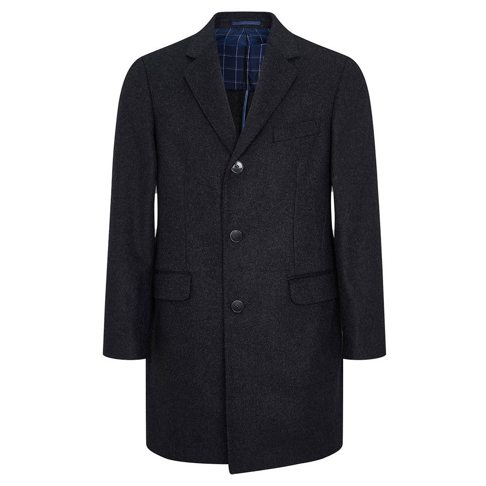 Hackett Plain Wool Cash Jacke 38 Charcoal günstig online kaufen