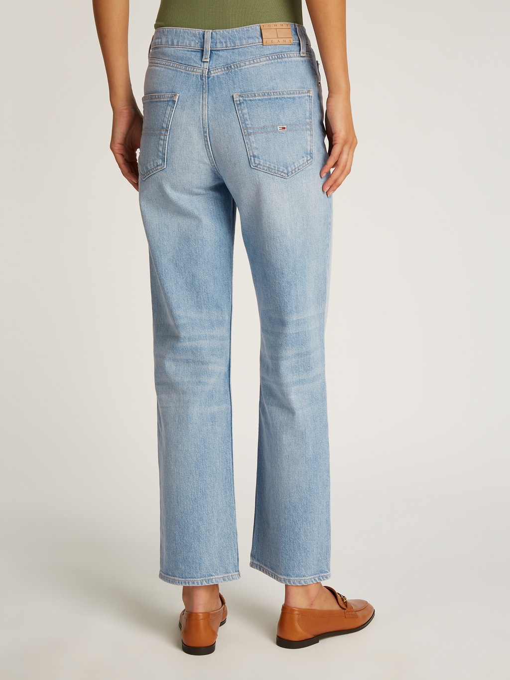 Tommy Jeans Straight-Jeans "Layla High Rise Slim Straight", in Knöchellänge günstig online kaufen