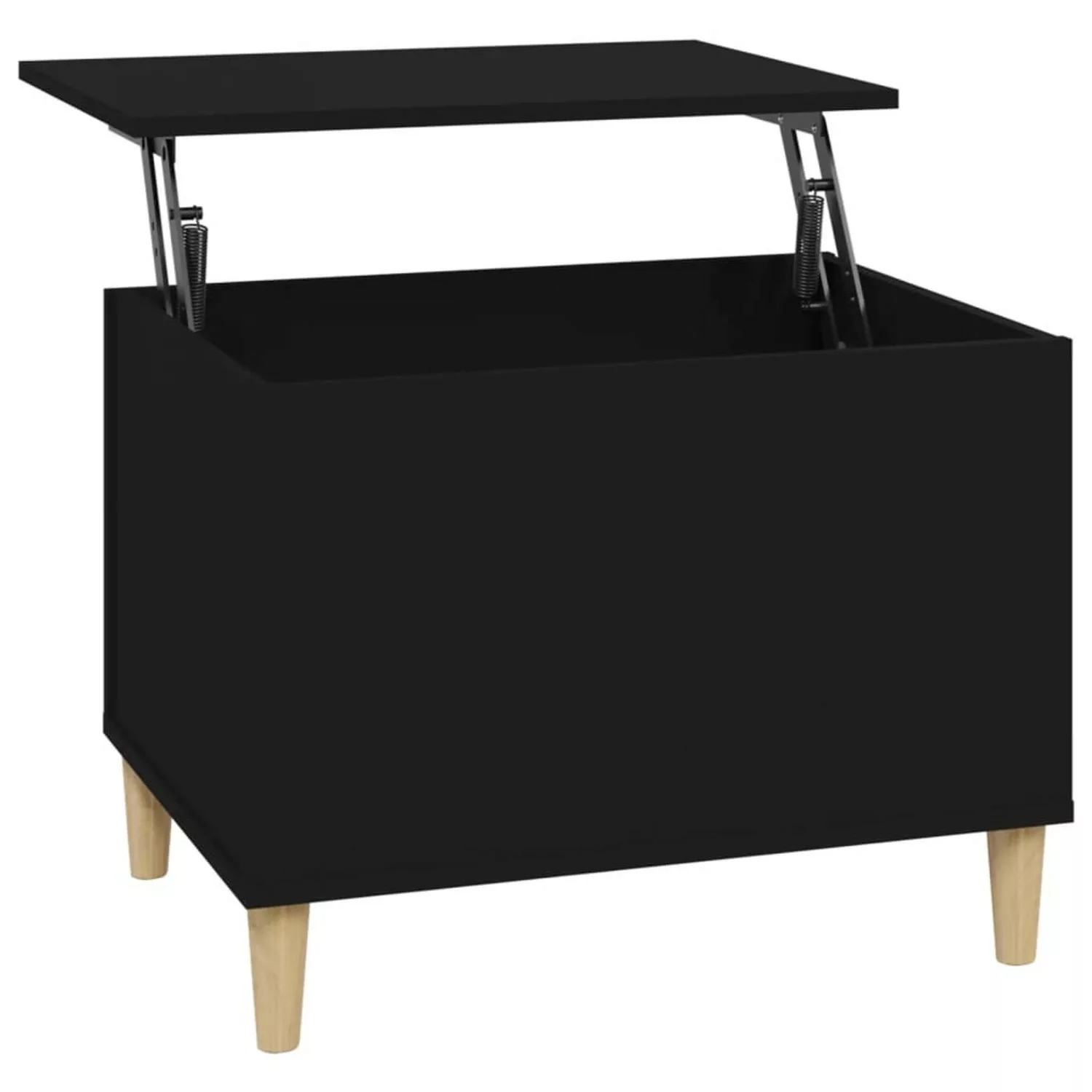 Vidaxl Couchtisch Schwarz 60x44,5x45 Cm Holzwerkstoff günstig online kaufen