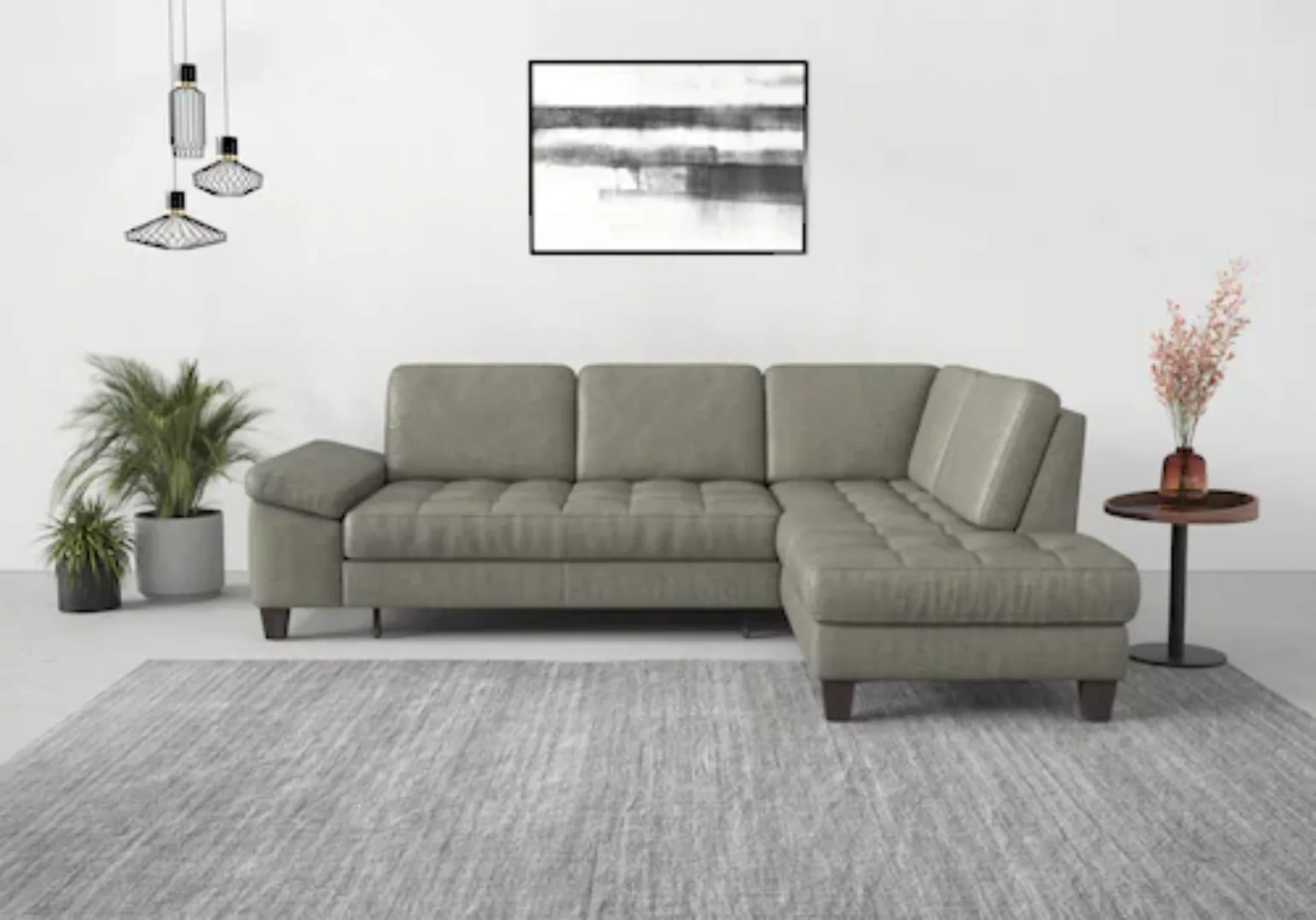 sit&more Ecksofa »Westham L-Form«, mit Ottomane, mit oder ohne Bettfunktion günstig online kaufen