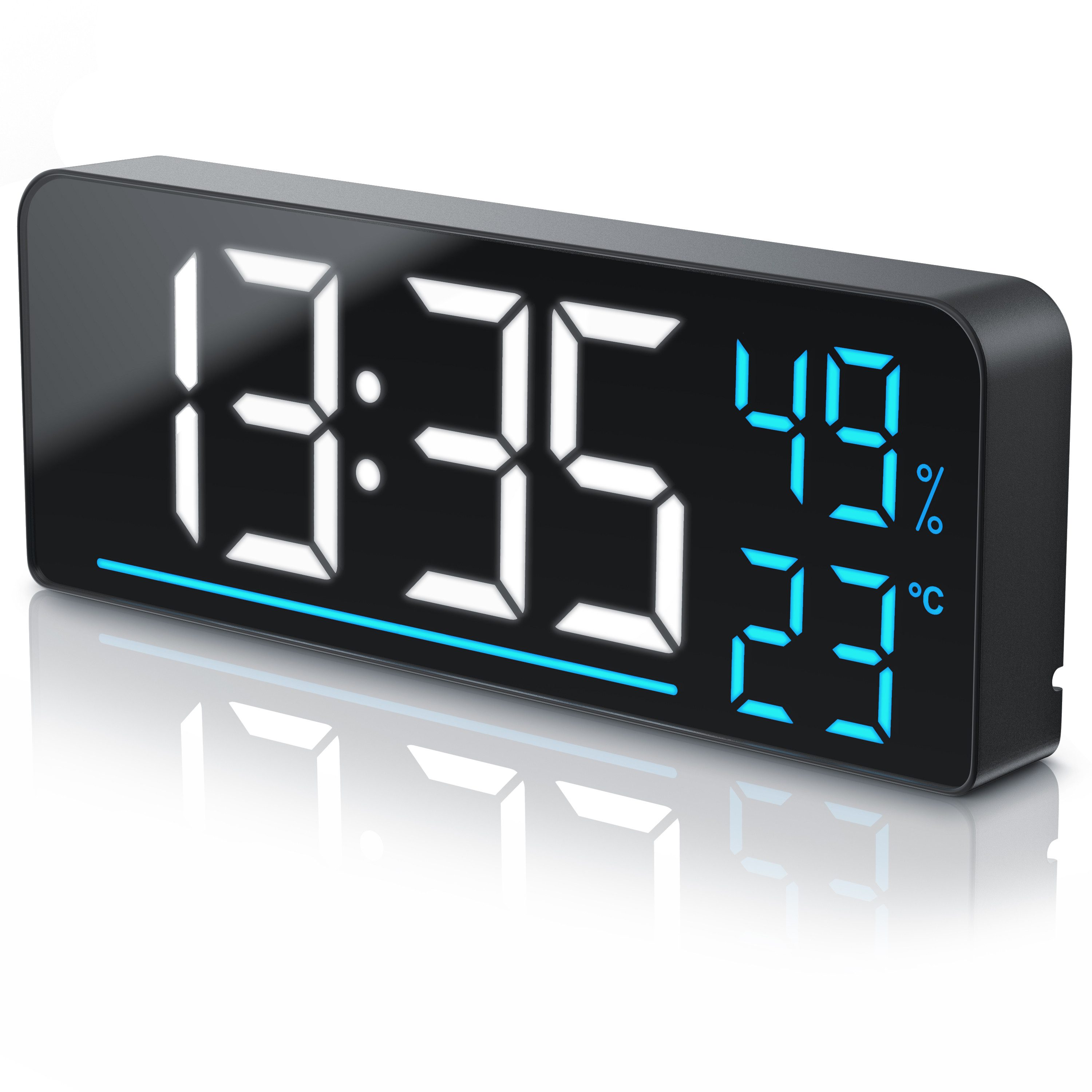 BEARWARE Wecker Digitaler LED Wecker 9,5 günstig online kaufen