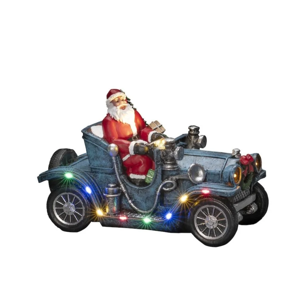 LED Weihnachtsmann im Auto RGB in Mehrfarbig 11x 0,06W 22lm günstig online kaufen