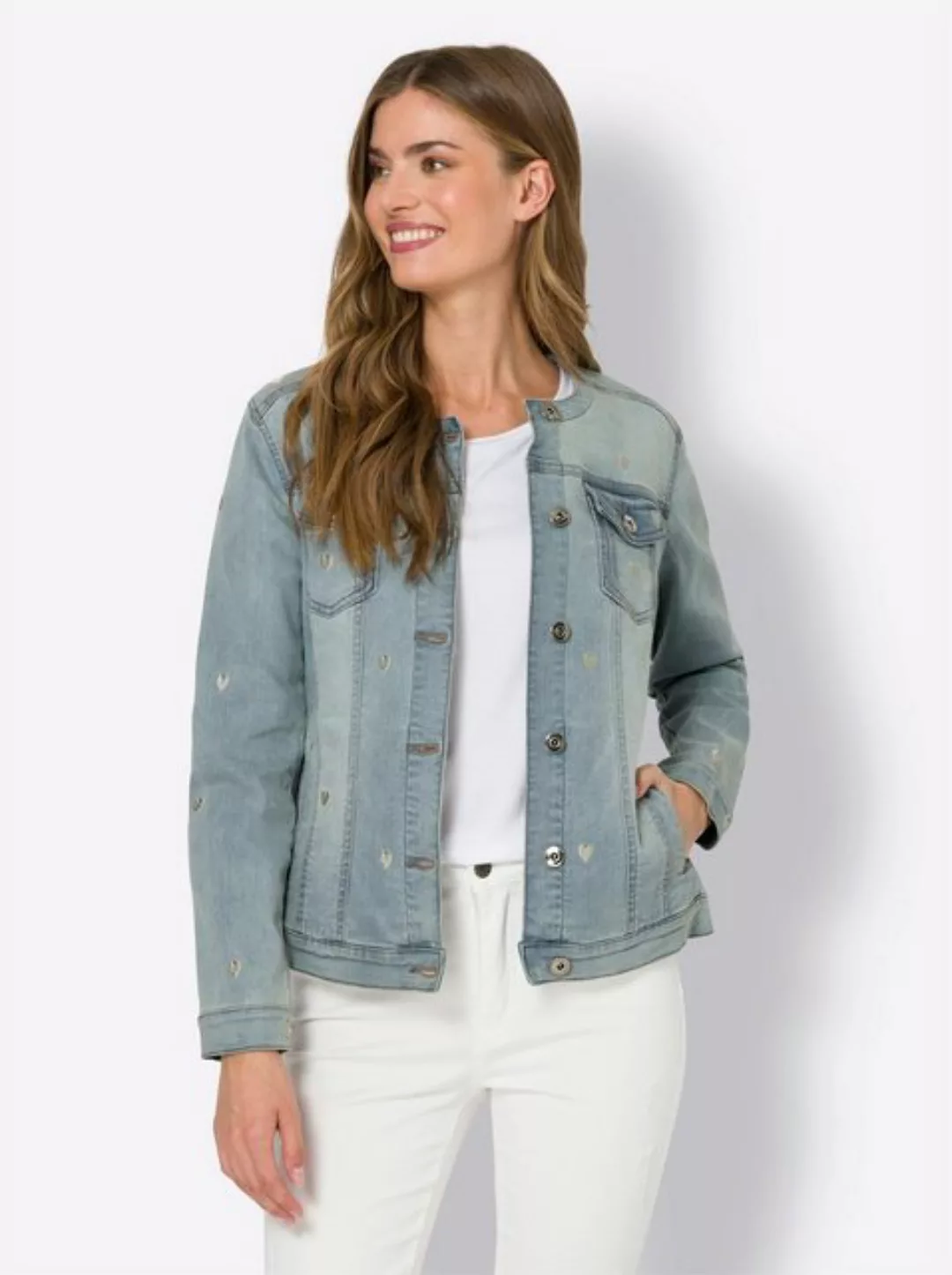 heine Allwetterjacke Jeans-Jacke günstig online kaufen