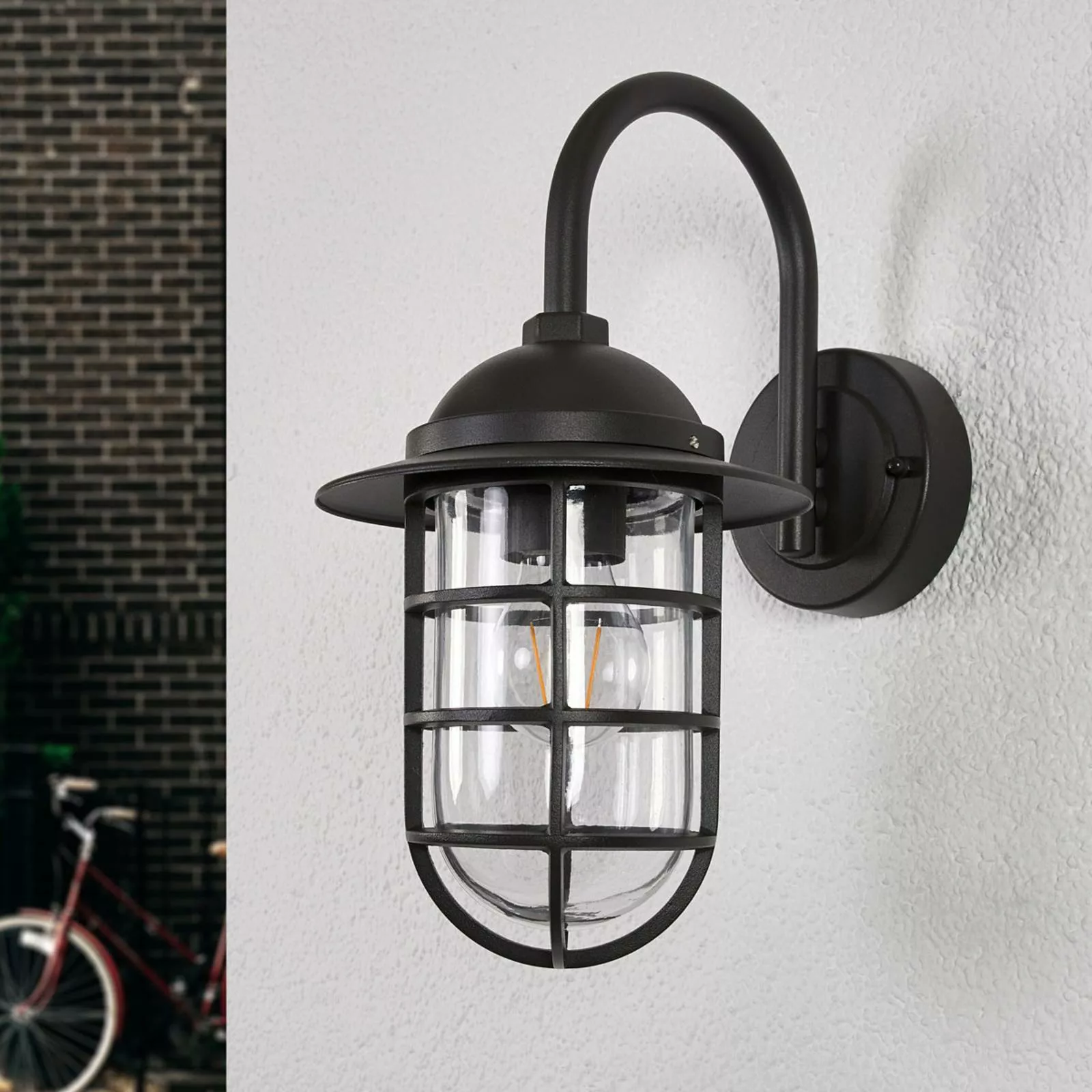 Nostalgische Außenwandlampe Naila günstig online kaufen