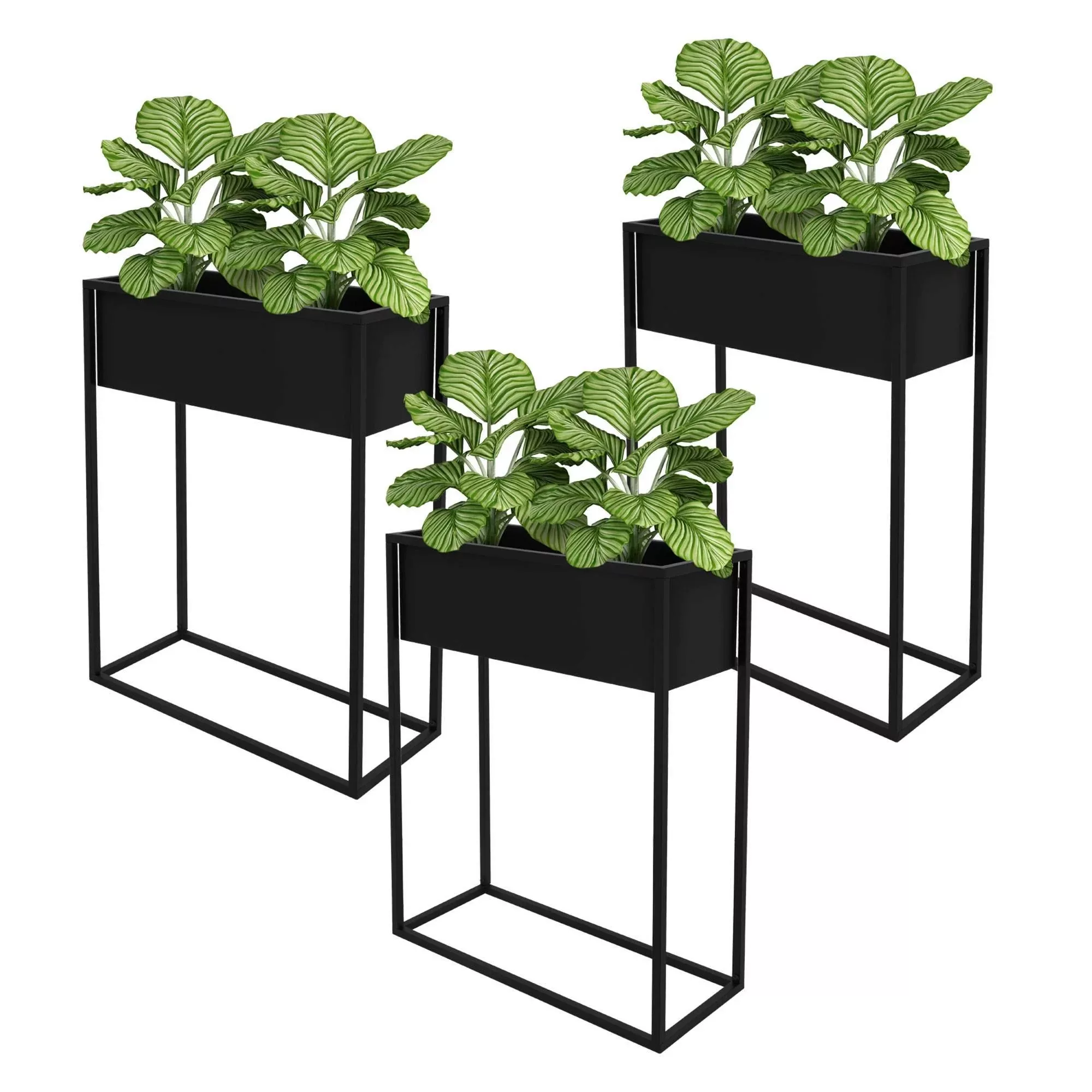 ML-Design | 3er-Set Pflanzenständer Fleur günstig online kaufen