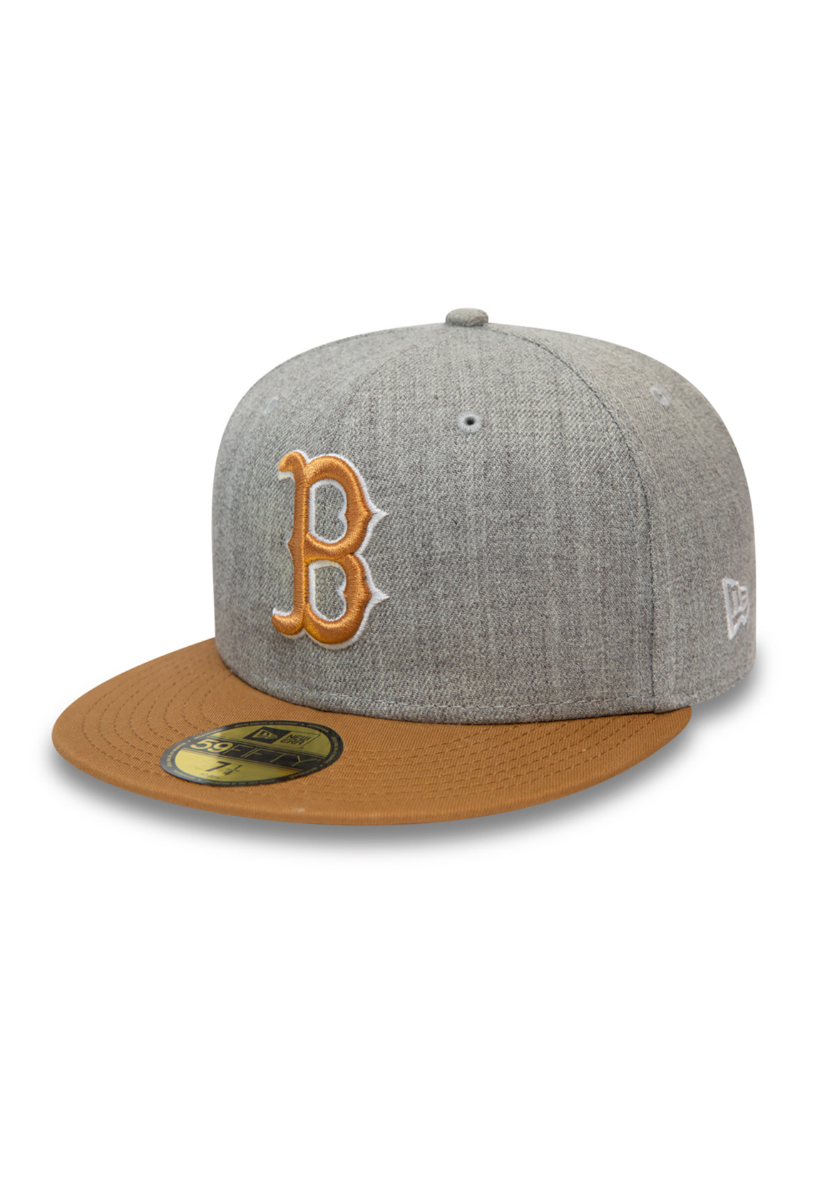 New Era Heather Contrast 59Fifty Cap BOSTON RED SOX Grau Hellbraun günstig online kaufen